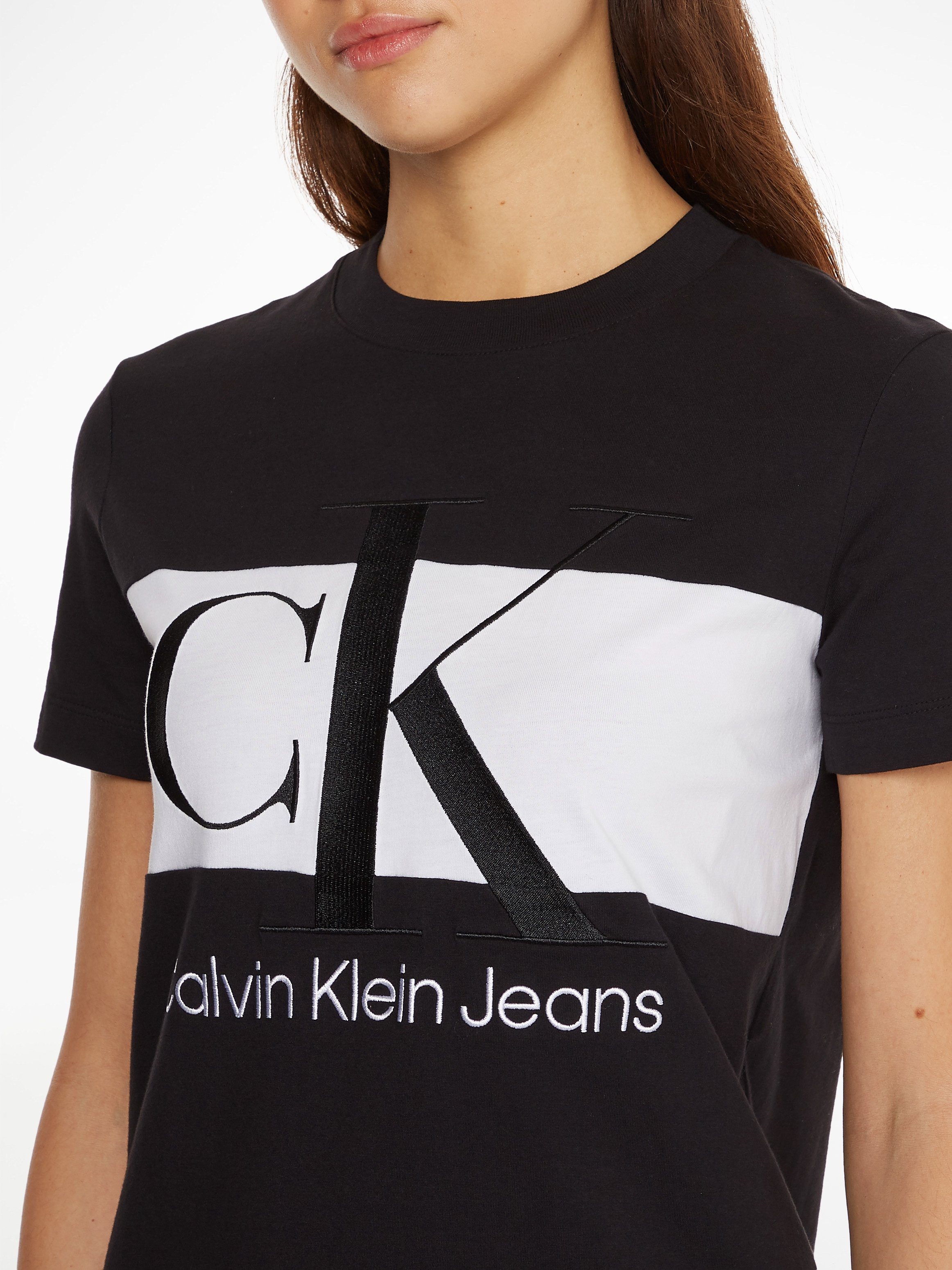 Calvin Klein Shirtjurk BLOCKING T-SHIRT DRESS