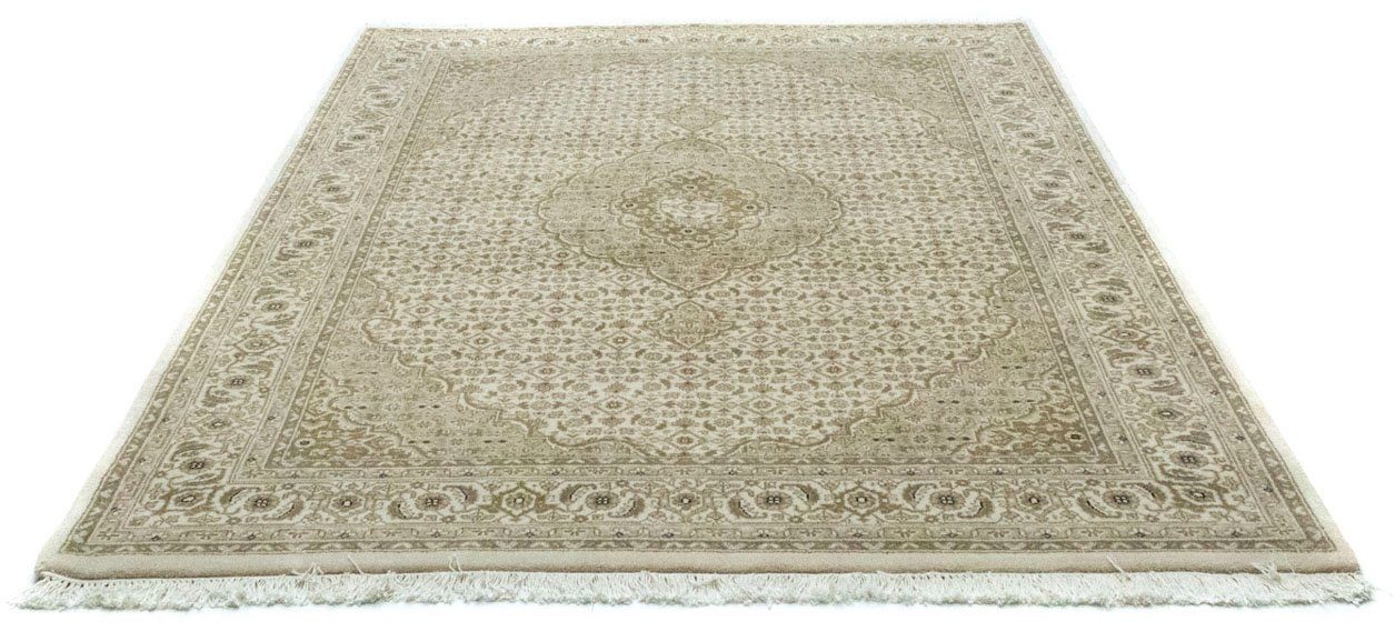 morgenland Wollen kleed Bidjar medaillon beige 236 x 168 cm Handgeknoopt