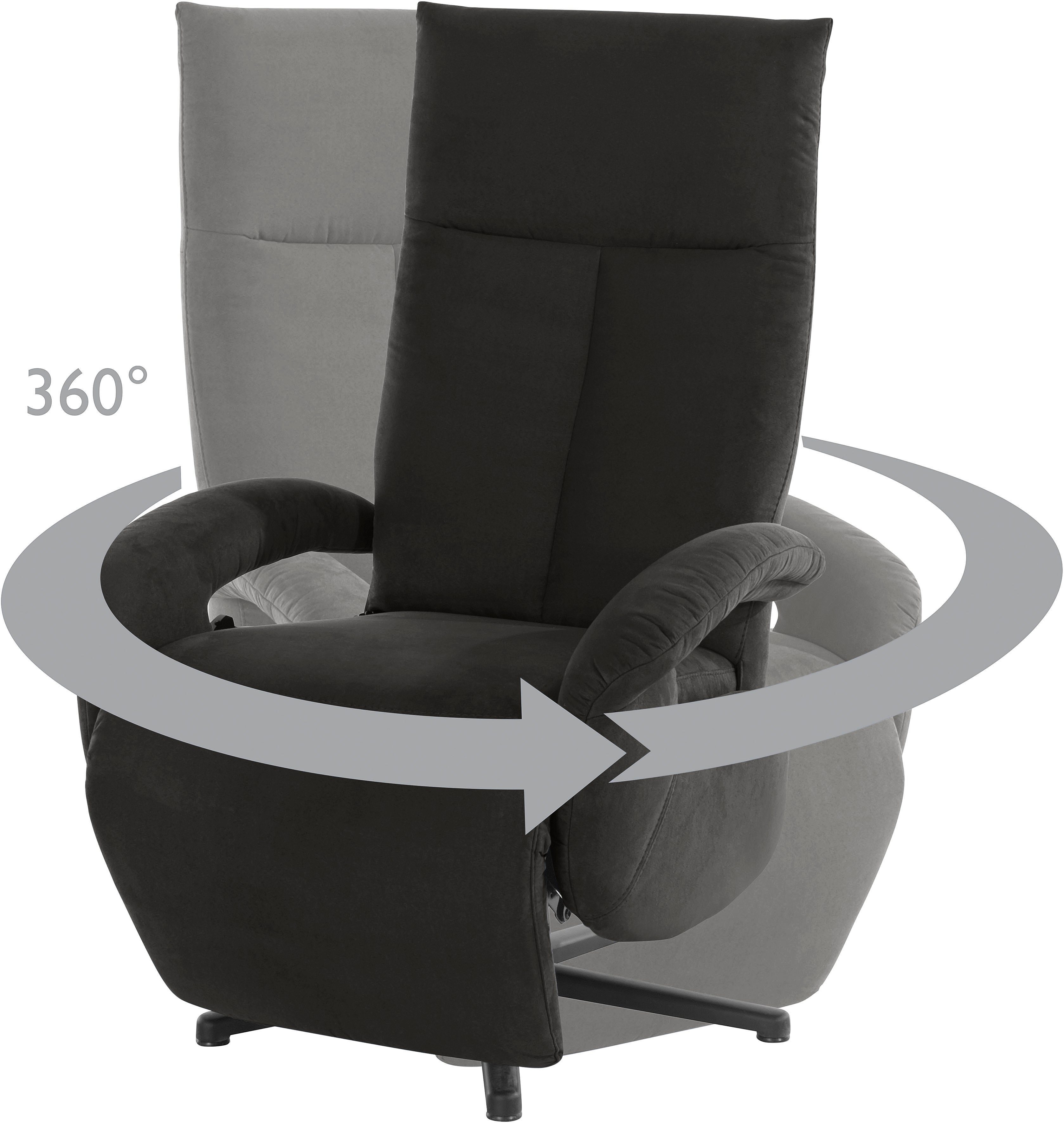 sit&more Relaxfauteuil Tycoon naar keuze handmatig, met twee motoren of met accu of met 2 motoren