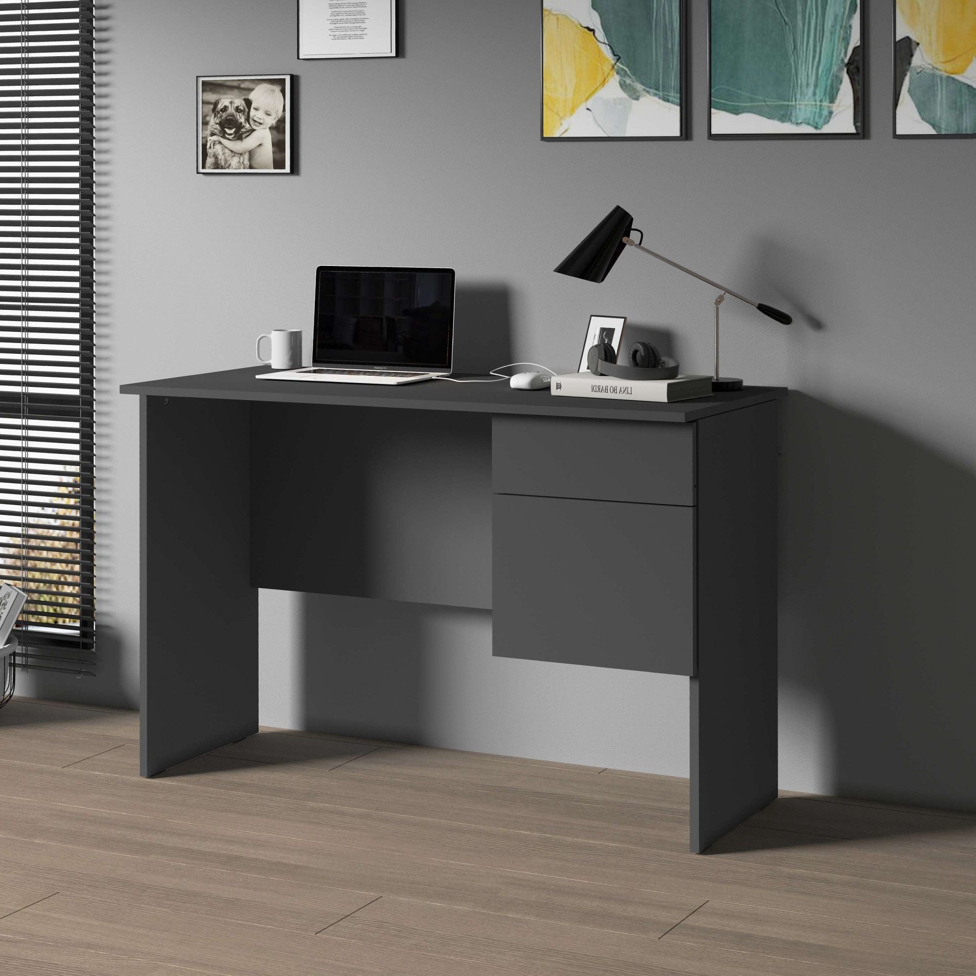 INOSIGN Bureau Essential, Bureau, kleine computertisch, bureautafel voor kantoor (1 stuk)