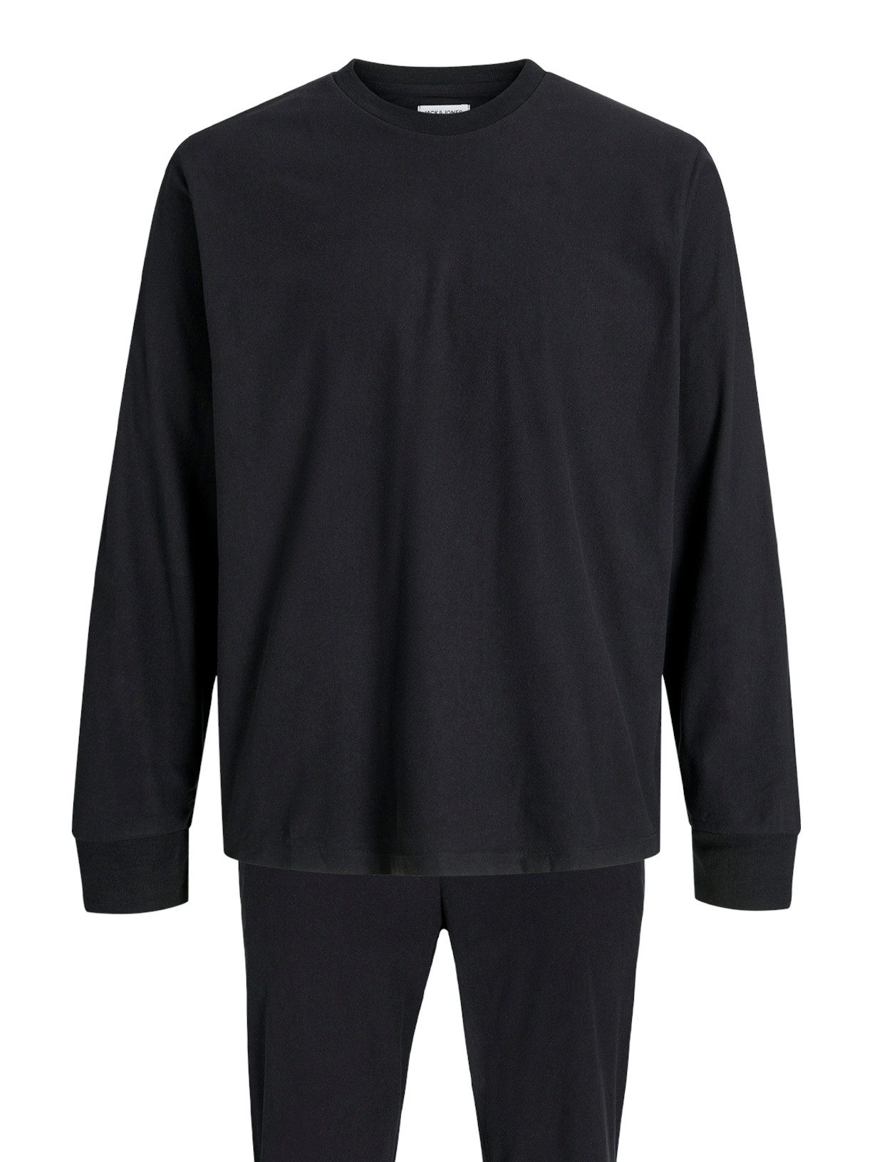 Jack & Jones Shirt met lange mouwen JACSOLID LOUNGE SET W NOOS (set 2-delig)