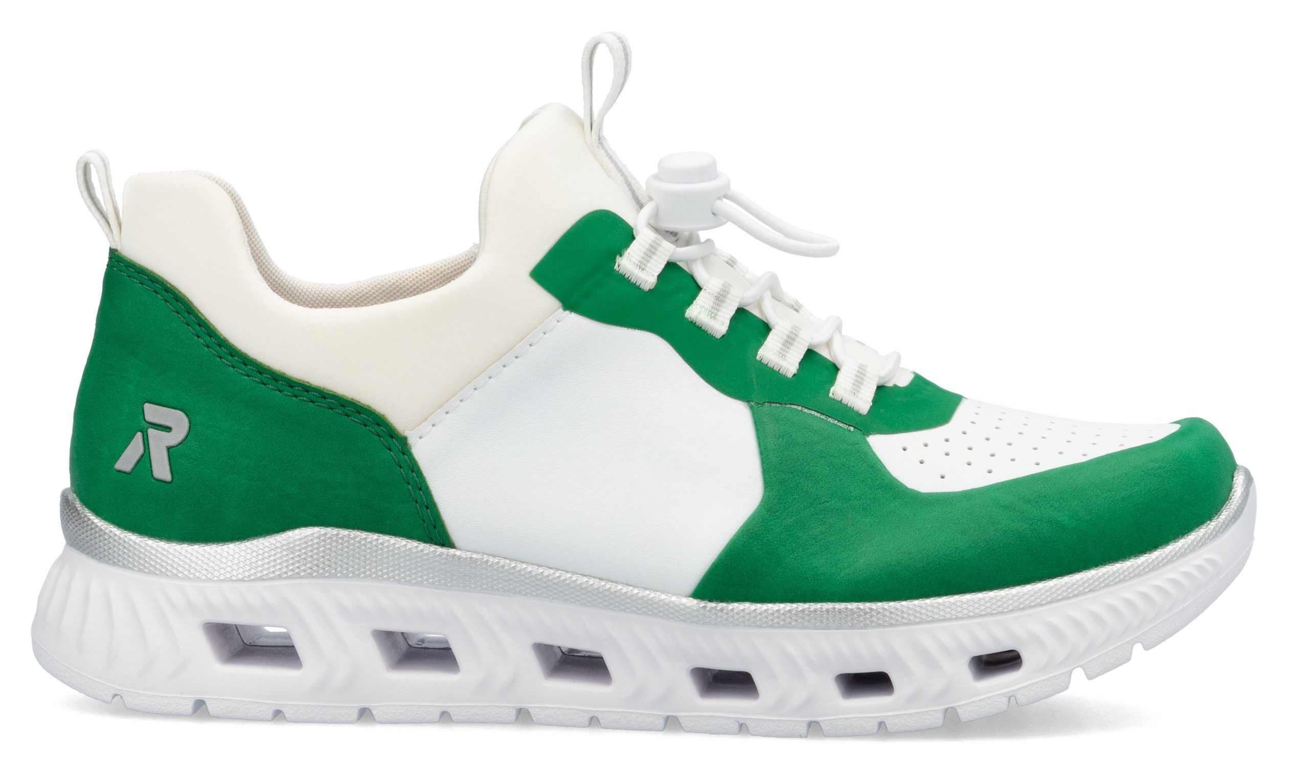 RIEKER Sport Slip-on sneakers Vegan , instapschoen, lage schoen, vrijetijdsschoen met snel sluiting