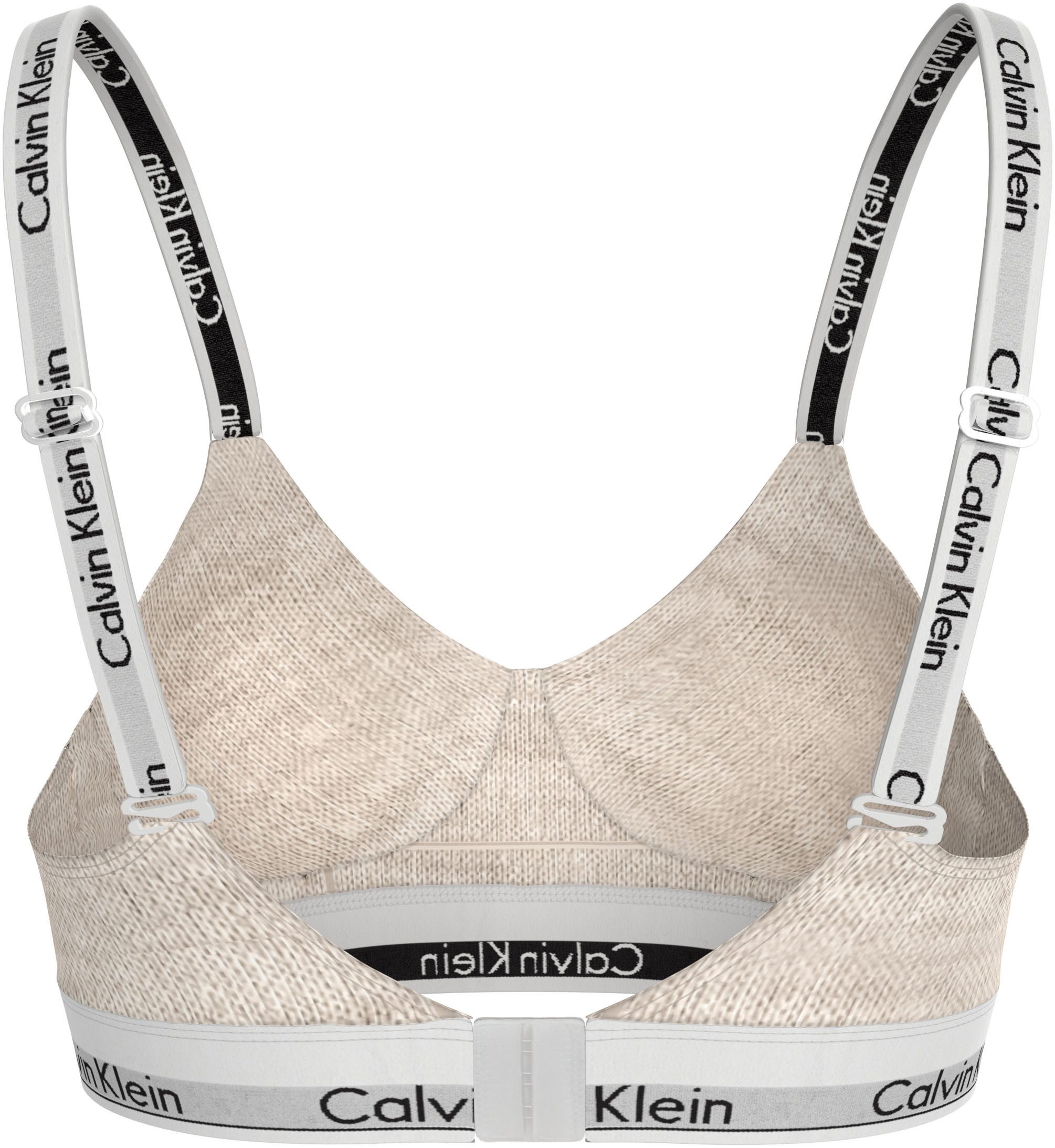 Calvin Klein Bralette met een logo-opschrift