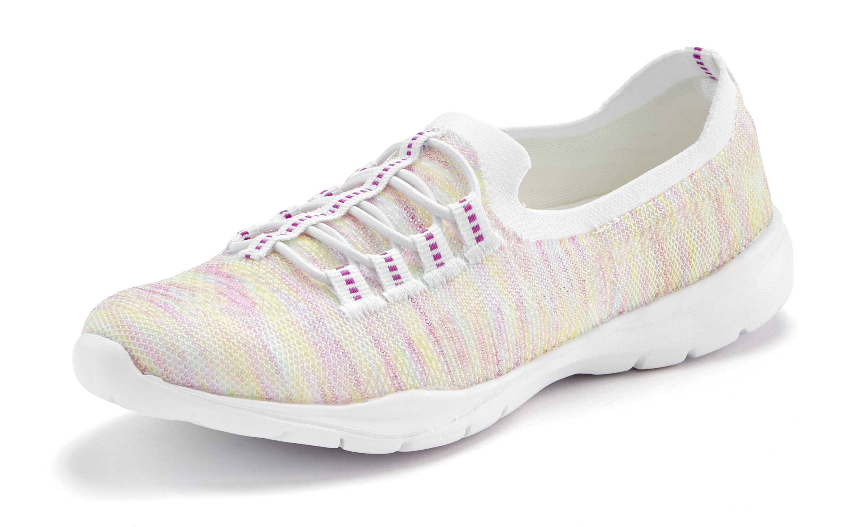 Lascana Sneakers Slipper, halfschoen, licht mesh materiaal