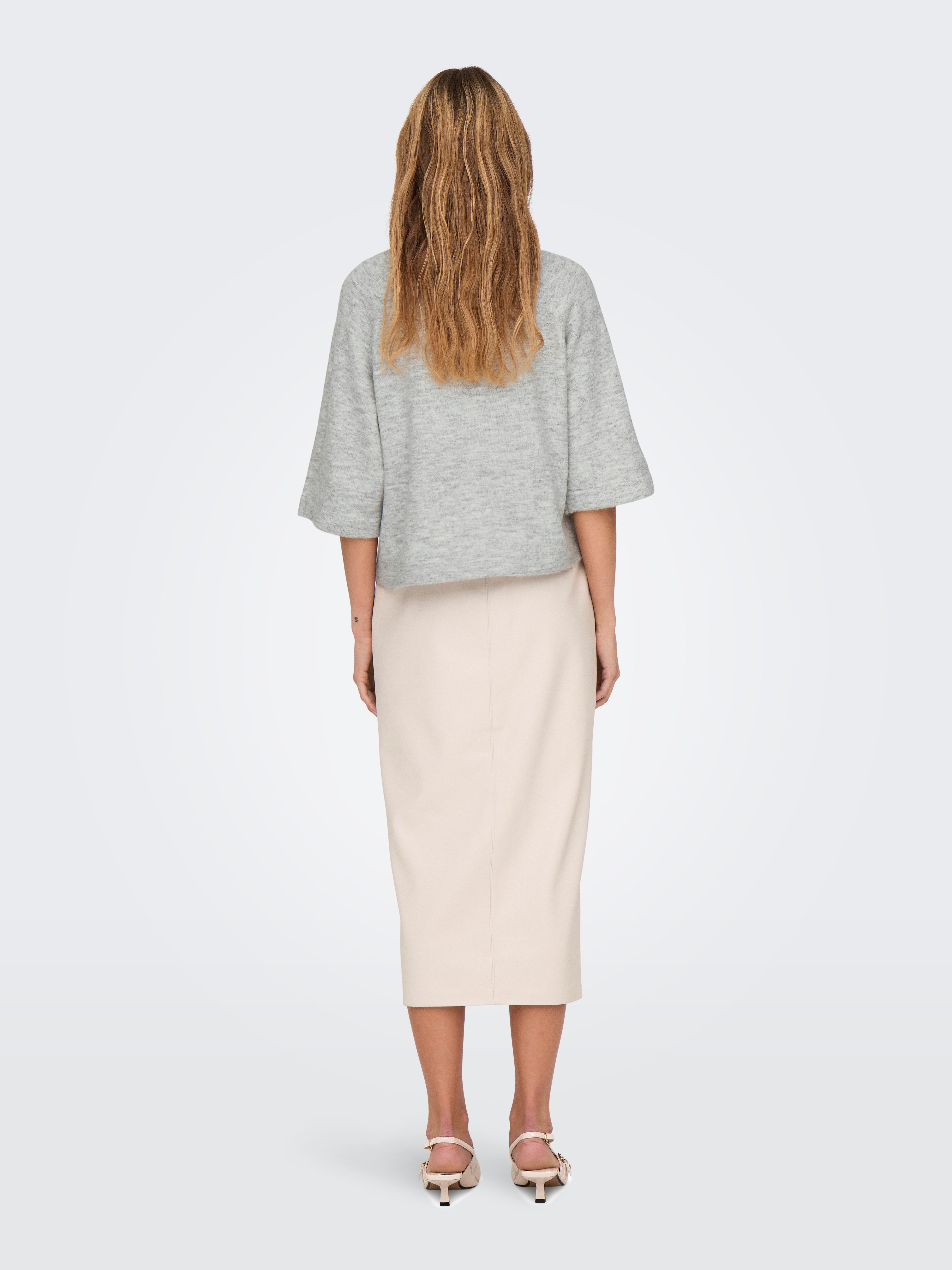 Only Gebreide trui ONLSIMONI 3/4 PULLOVER KNT NOOS