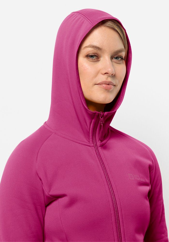 Jack Wolfskin Fleecejack BAISELBERG HOODED FZ W