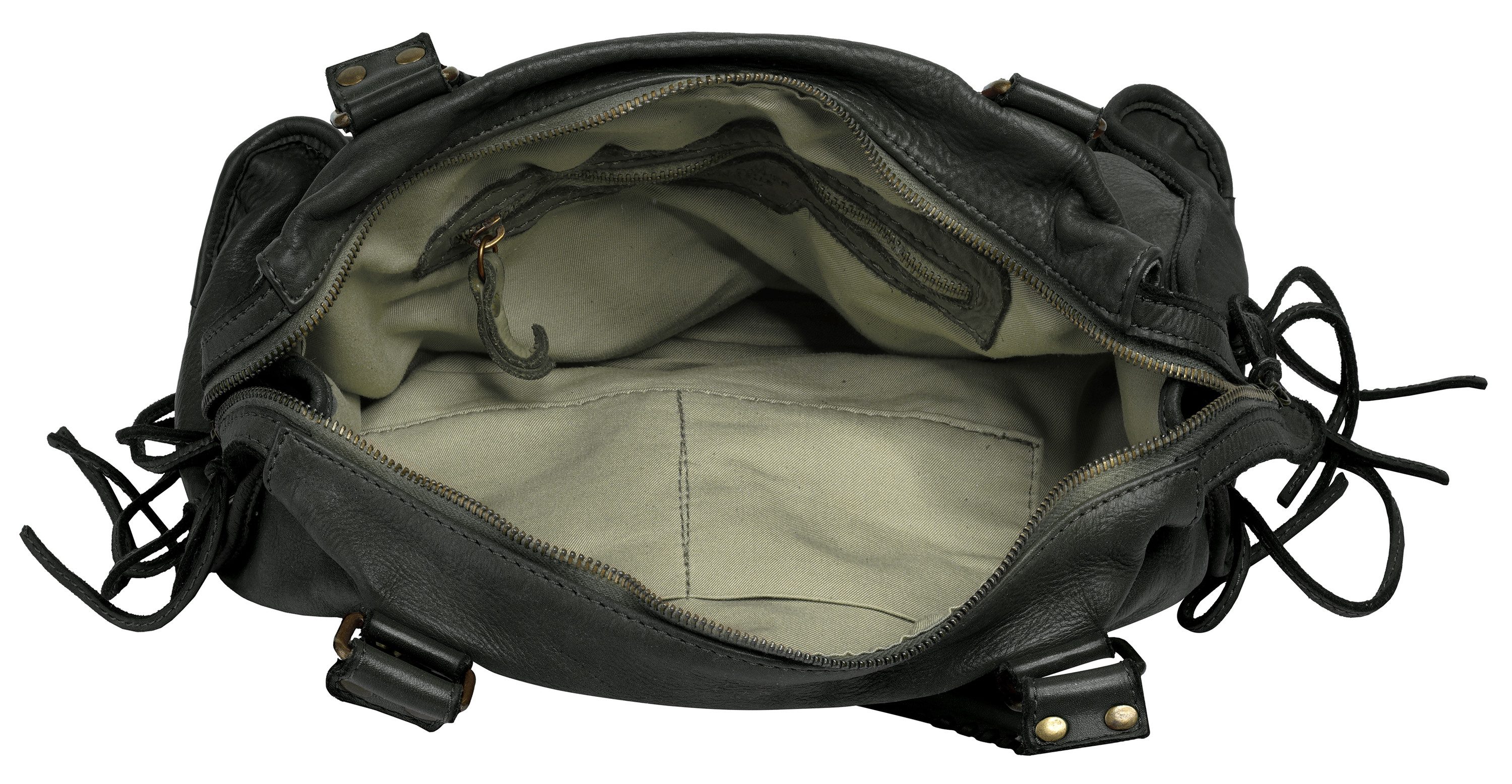 Samantha Look Shopper echt leer, made in italy (1-delig)