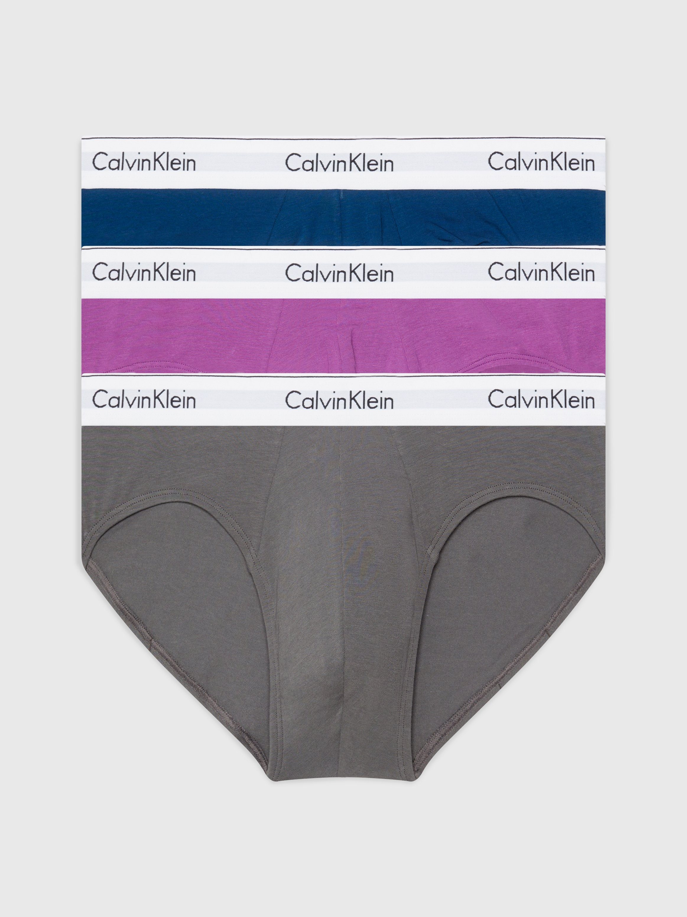 Calvin Klein Slip met logo-opschrift op de onderbroekband (set, 3 stuks)