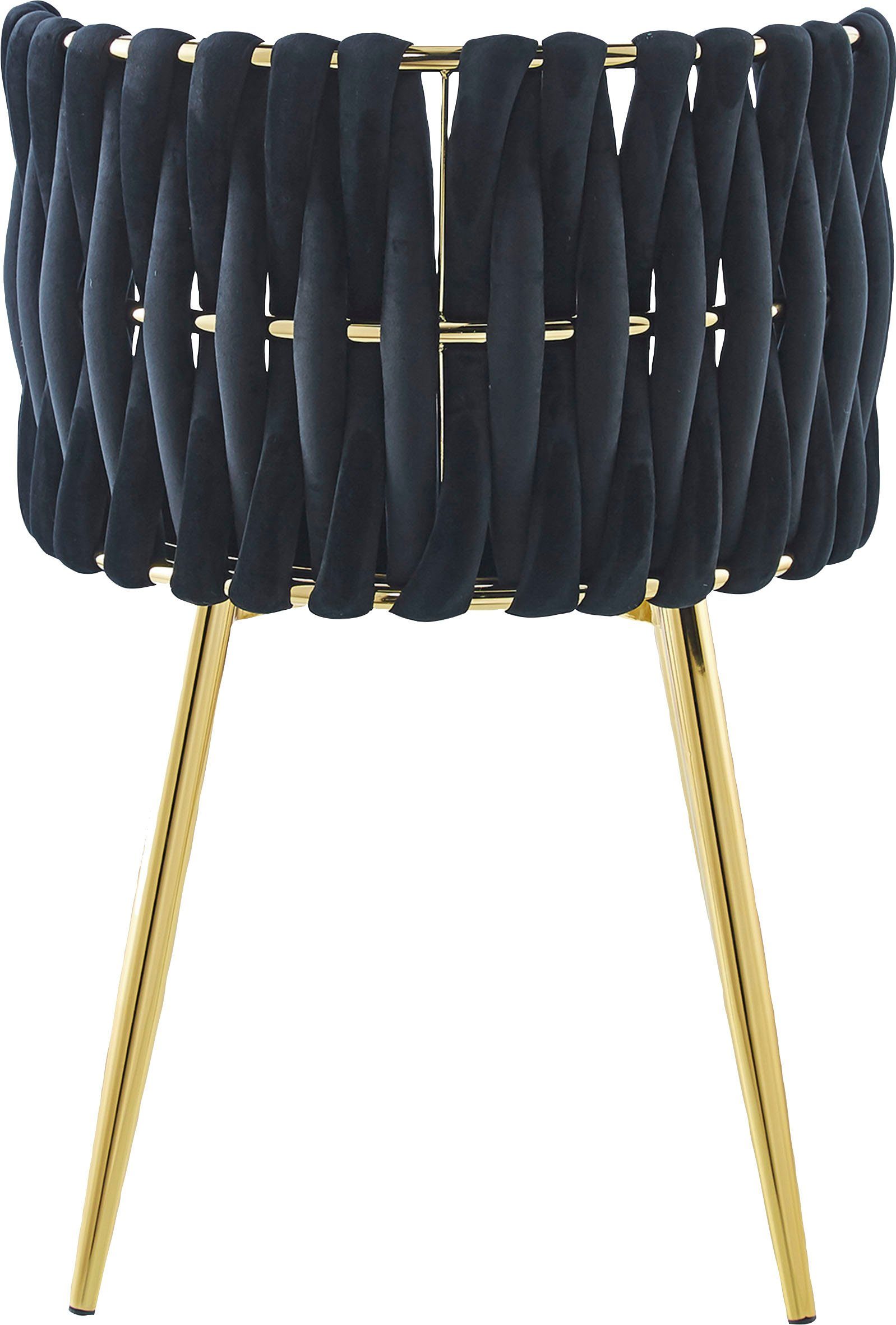 Kayoom Eetkamerstoel Stoel Milla 125 2-delige set, geweldig ontwerp van de rugleuning, ronde zitting (set, 2 stuks)