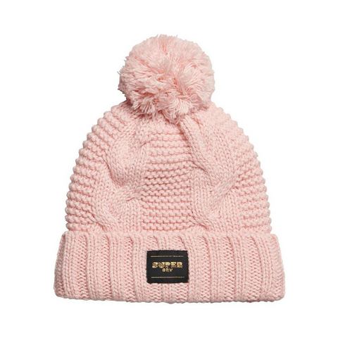 NU 20% KORTING: Superdry Beanie CABLE KNIT BEANIE HAT
