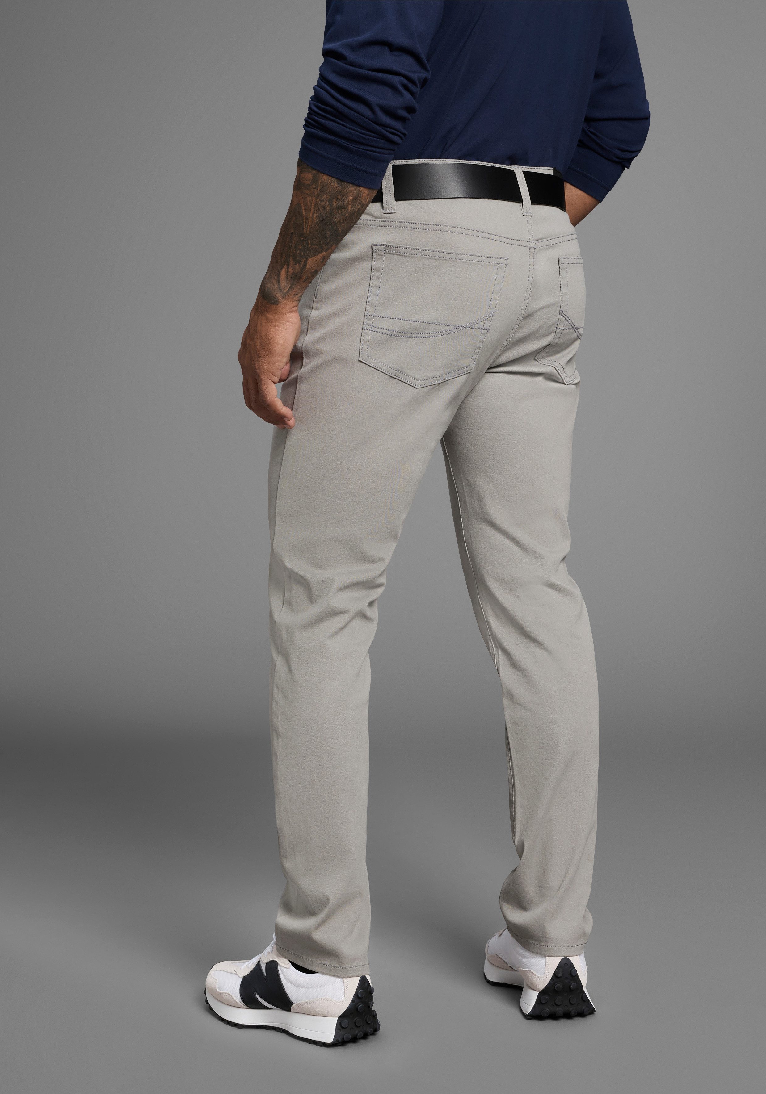 Man's World Five-pocketsbroek Stretchbroek met een elastische band