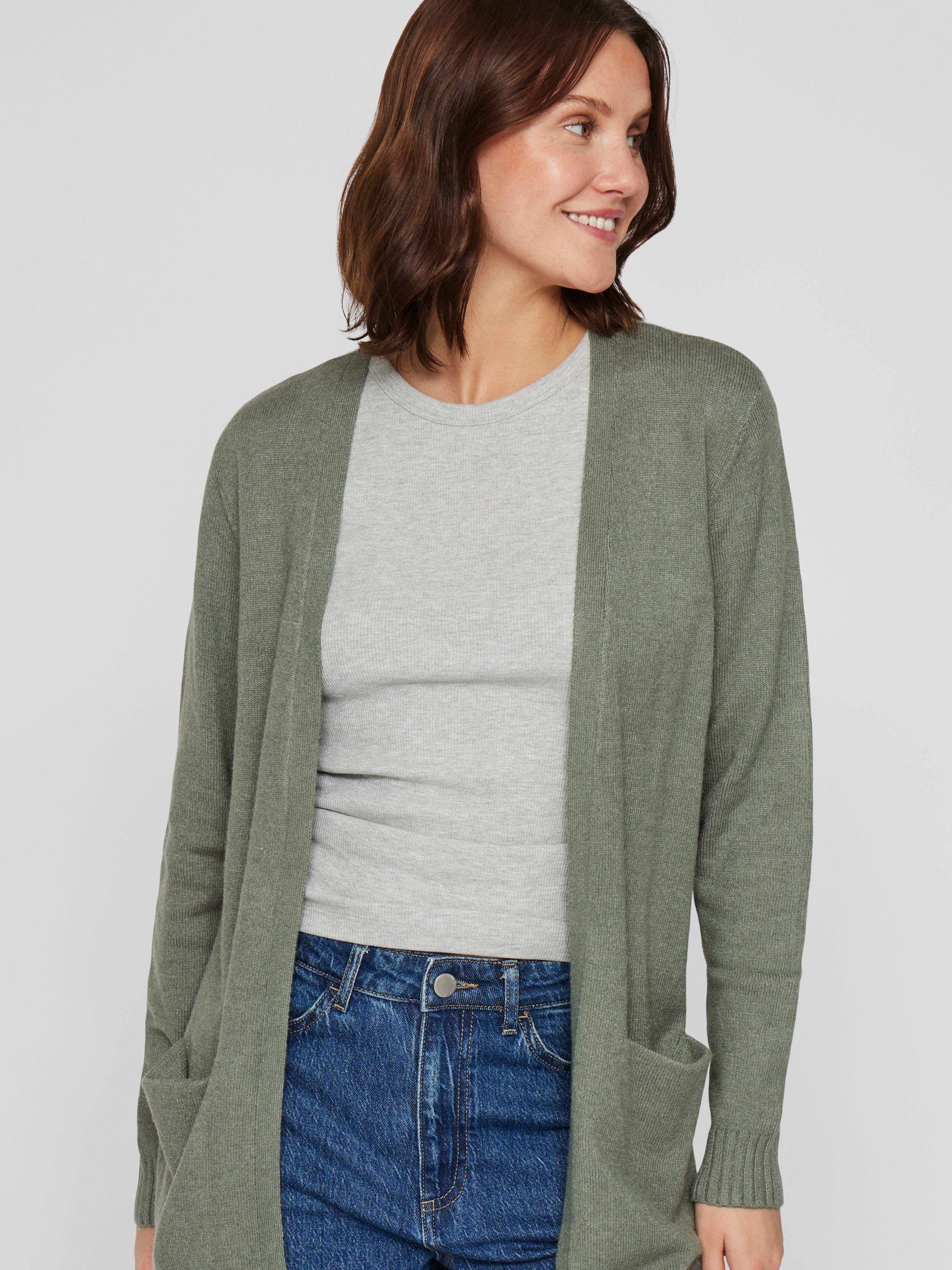 Vila Vest VIRIL OPEN L/S KNIT CARDIGAN - NOOS