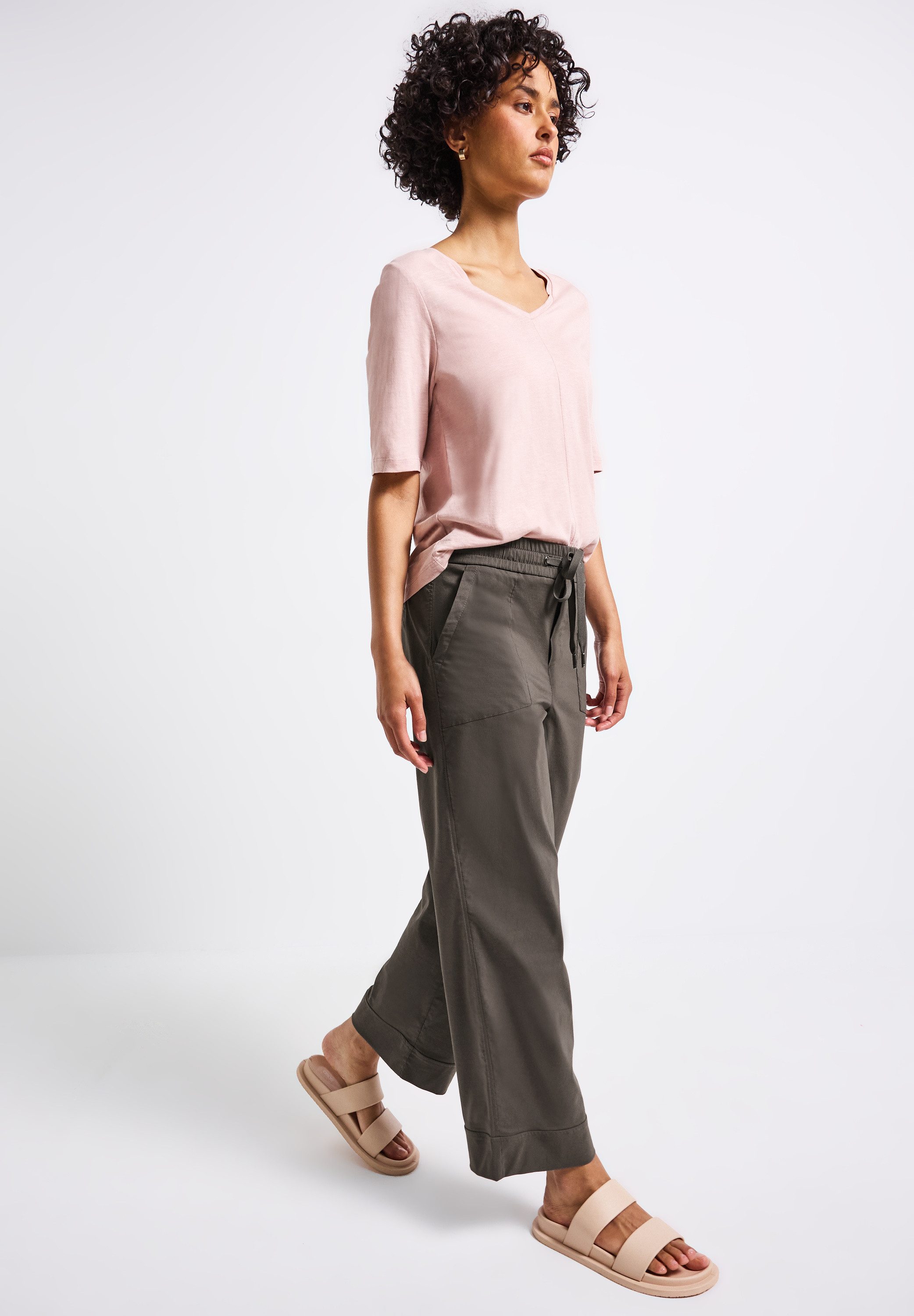 STREET ONE Stoffen broek