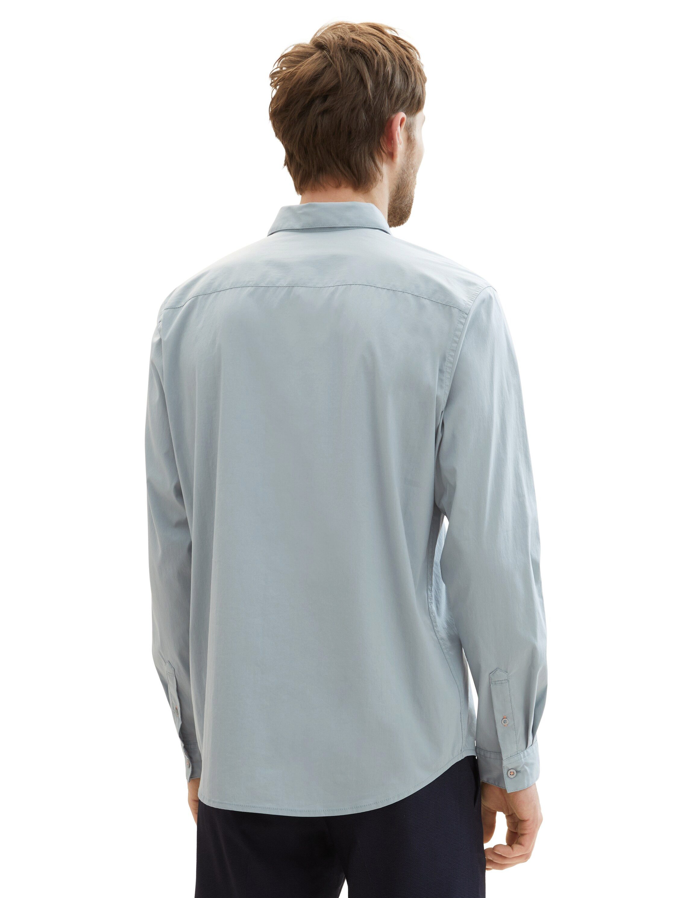 Tom Tailor Overhemd met lange mouwen POPLIN met manchetten