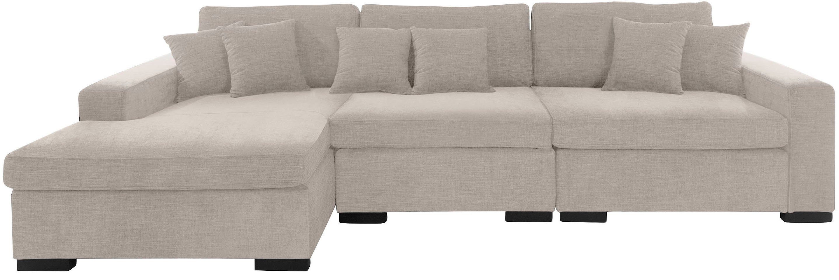 Guido Maria Kretschmer Home&Living Ottomane Skara L-vorm Loungebank met binnenveringsinterieur, in vele overtrekkwaliteiten