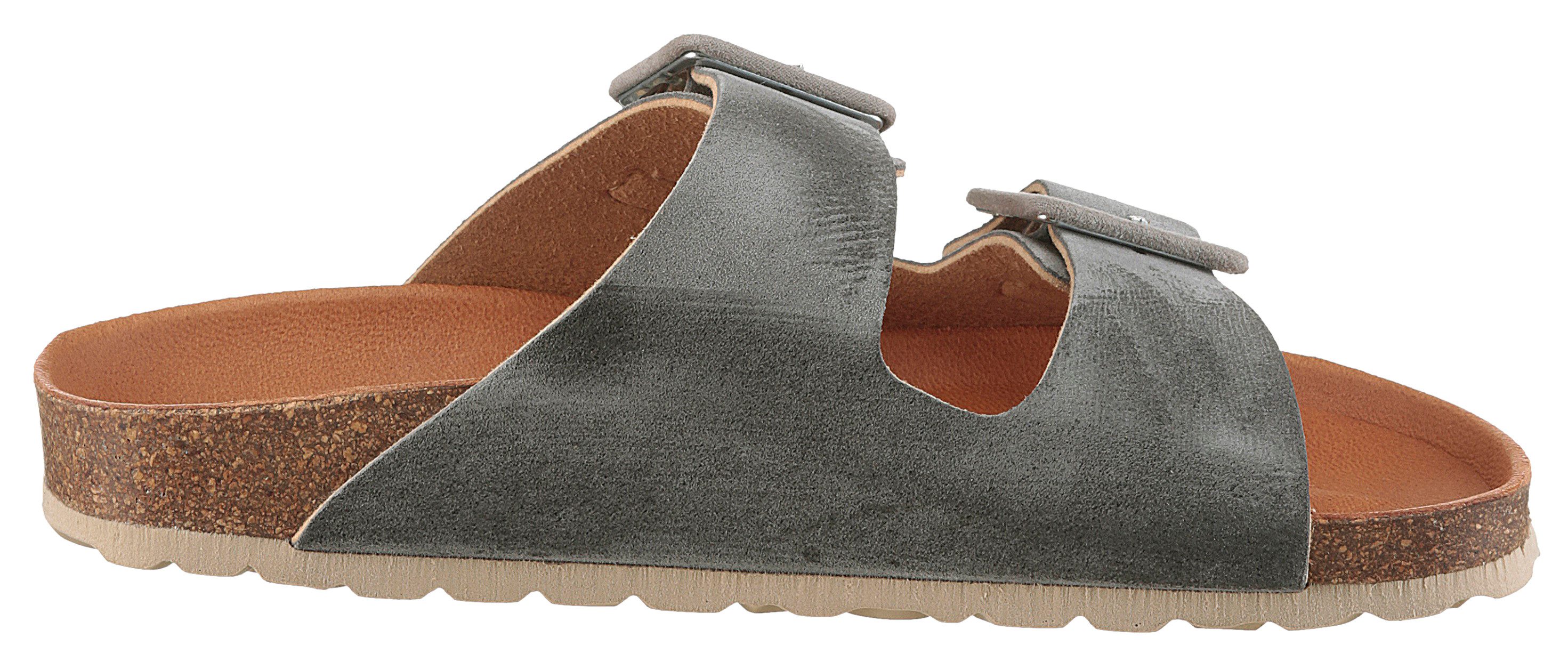 VERBENAS Slippers Randell Velour , zomerschoen, slippers, huisschoen, vakantieschoen met zacht voetbed