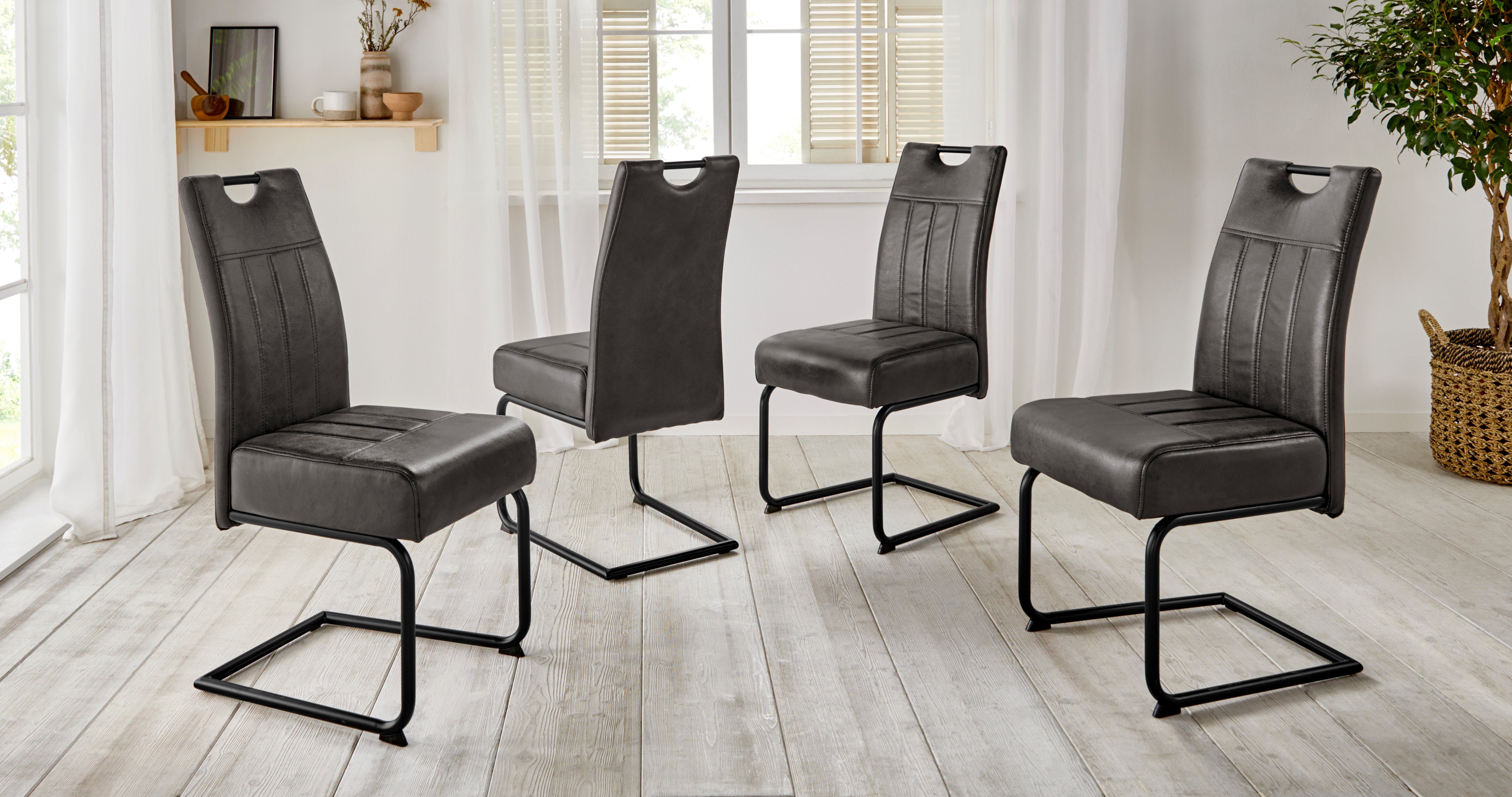 HELA Eetkamerstoel Betty 2 of 4 stuks, met binnenvering bekleding (set)