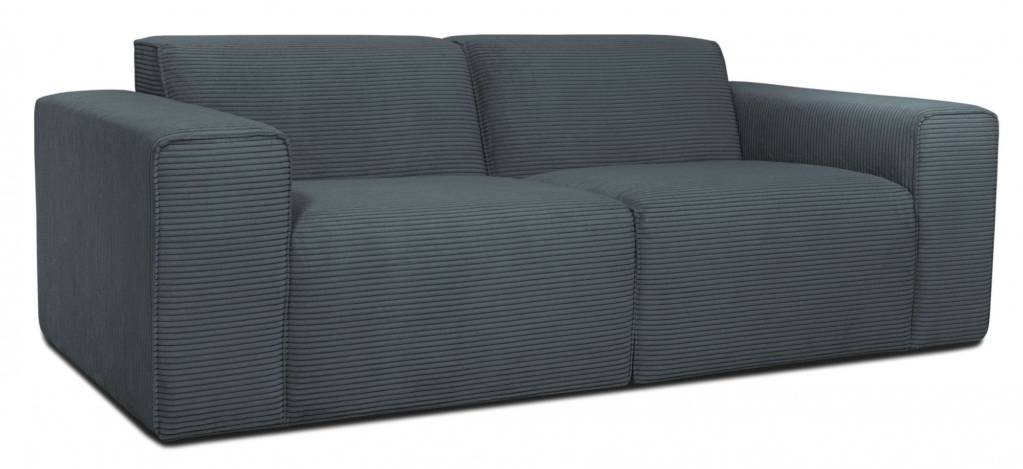 INOSIGN 2-zitsbank Clayton in een trendy ribfluwelen bekleding, diverse combinaties mogelijk