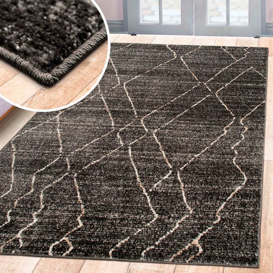 my home Vloerkleed Smilla met bijzonder zachte pool, kortpolig, moderne berber-look, boho