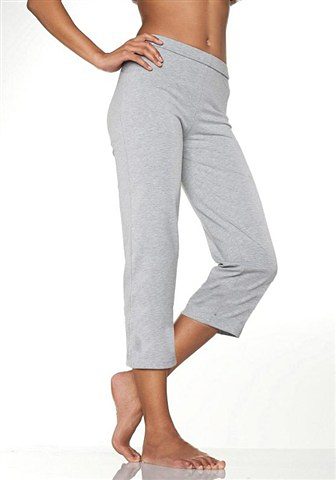 vivance active Capribroek met rubberen tailleband, loungewear (Set van 2)