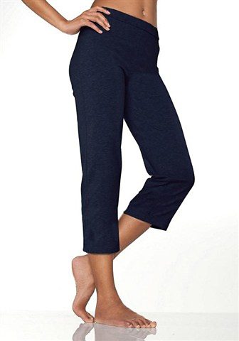 vivance active Capribroek met rubberen tailleband, loungewear (Set van 2)