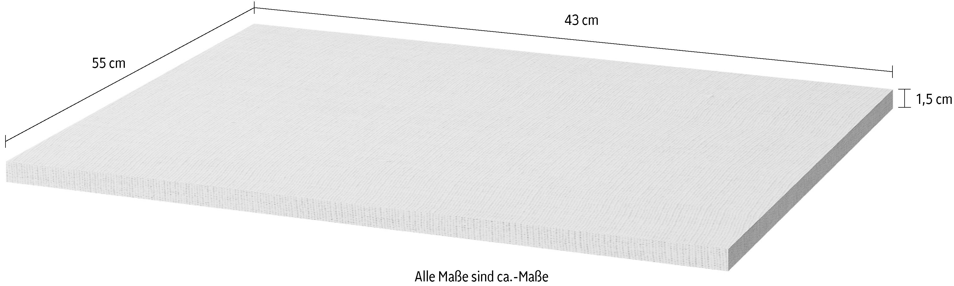 INOSIGN Plank India, breedte 43cm in 3-delig set of breedte 88cm in 2-delig set