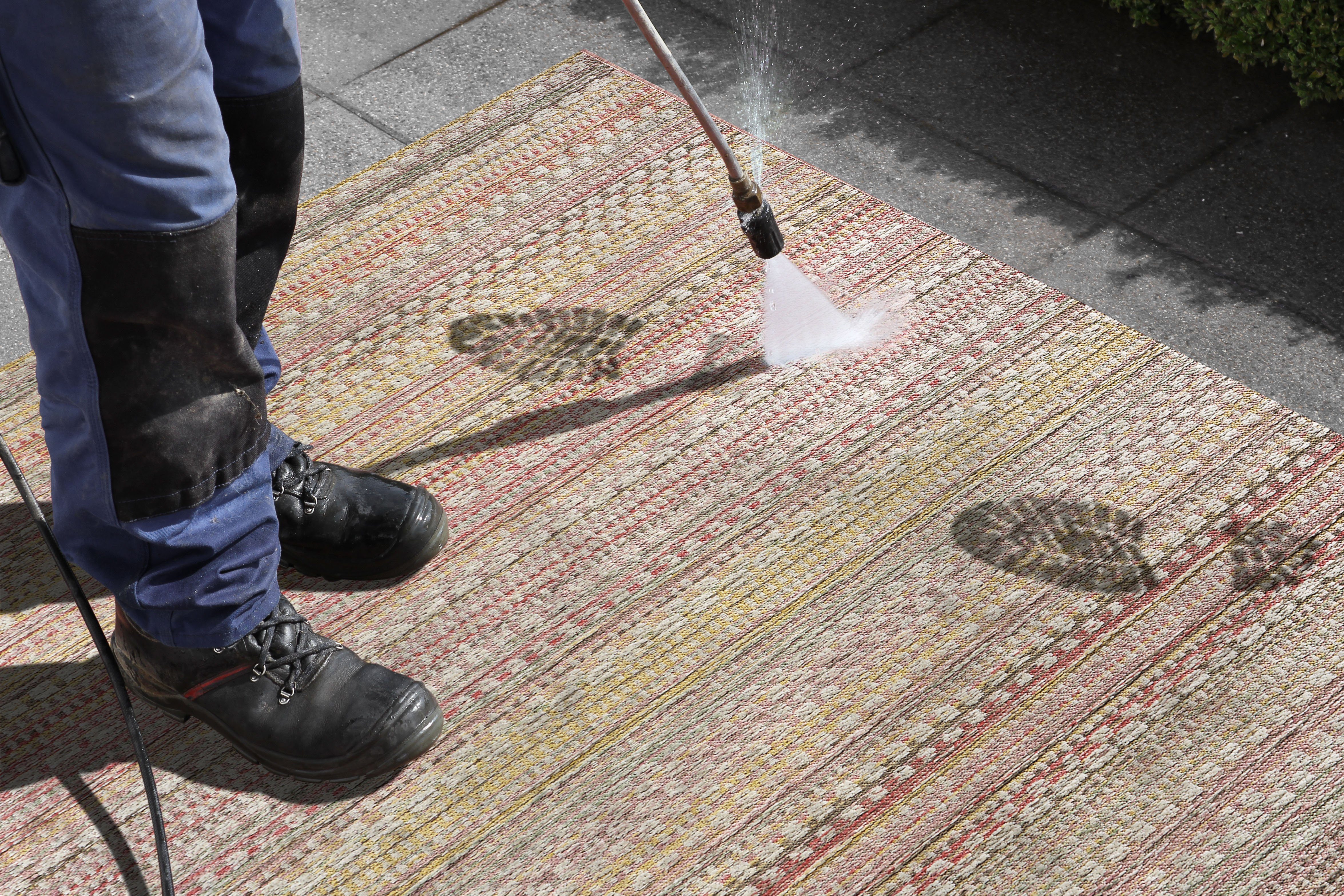NORTHRUGS Vloerkleed Pijnboom Geschikt voor binnen en buiten, slijtvast en gemakkelijk in onderhoud, platweefsel