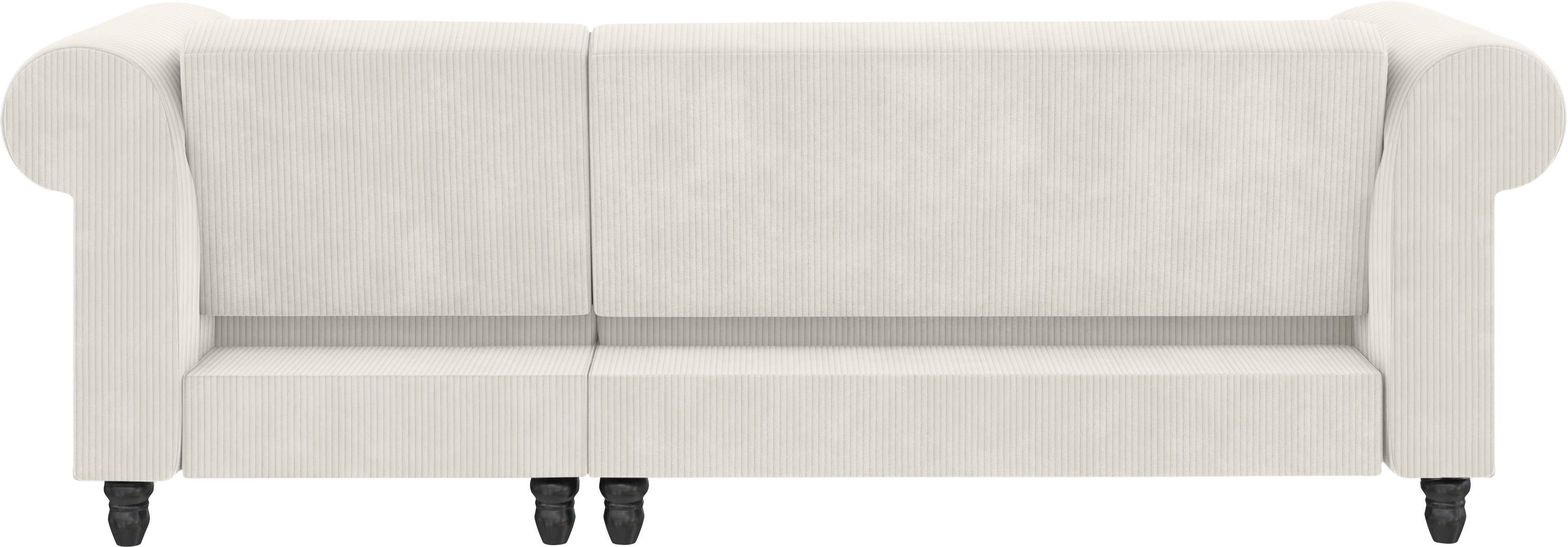 Dorel Home Hoekbank Felix II, L-model, bedbank 241cm (ligoppervlak 108x195 cm),