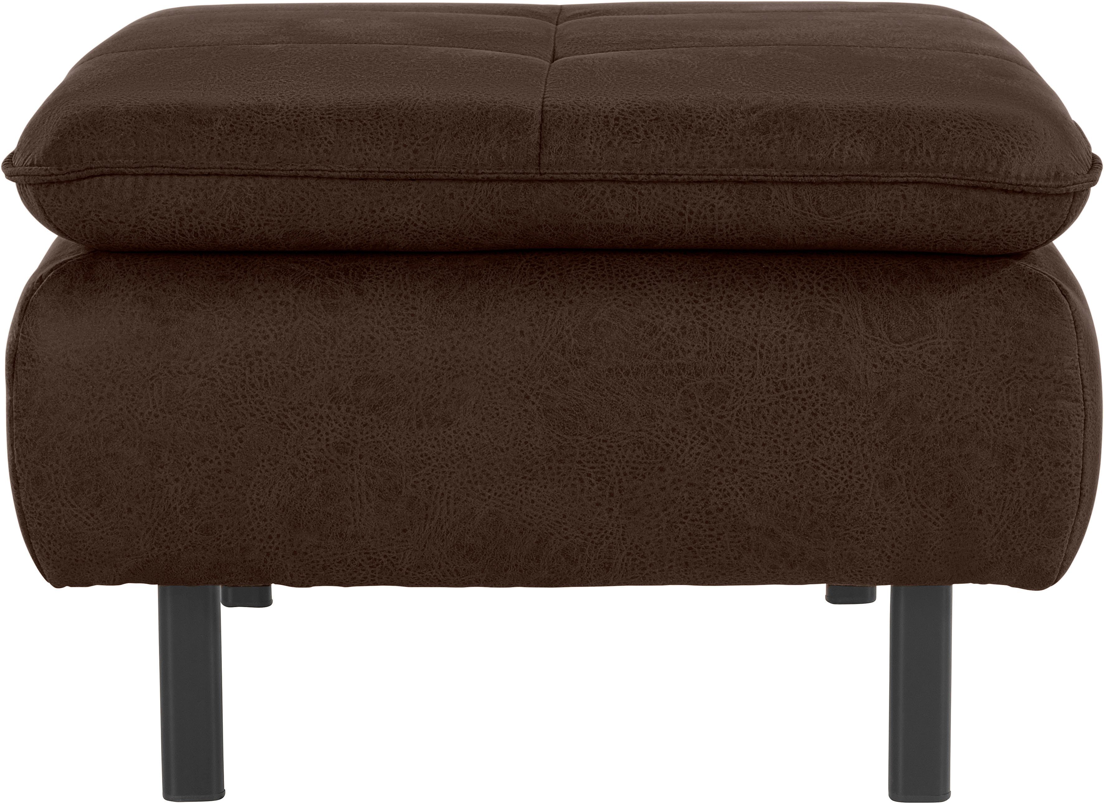 INOSIGN Hocker Birkholm passend bij de birkholm-serie, bxdxh: 65 x 65 x 44 cm