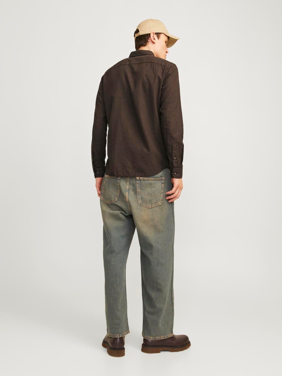 Jack & Jones Overhemd met lange mouwen JJECLASSIC MELANGE SHIRT LS SN
