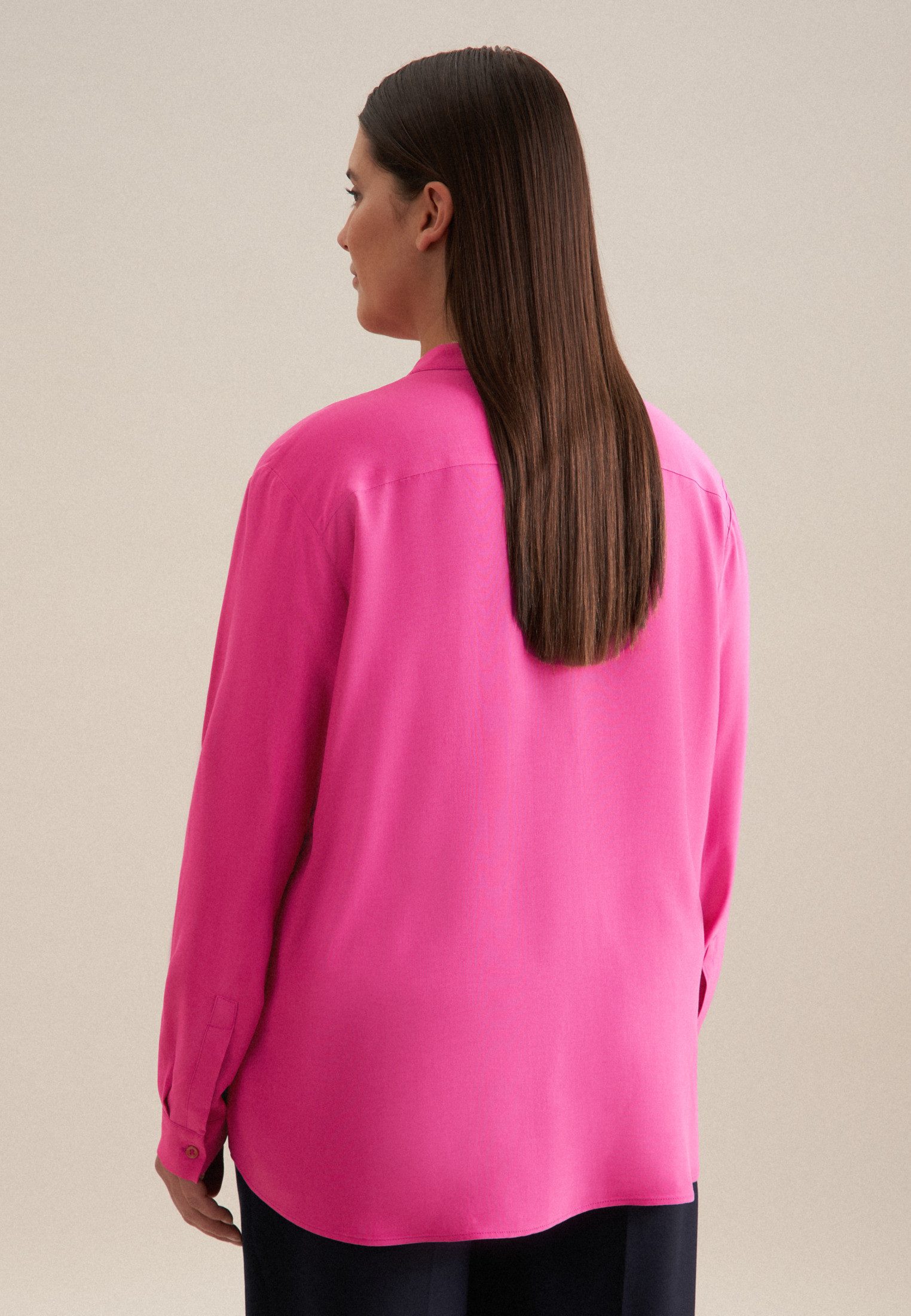 seidensticker Klassieke blouse Zwarte roos