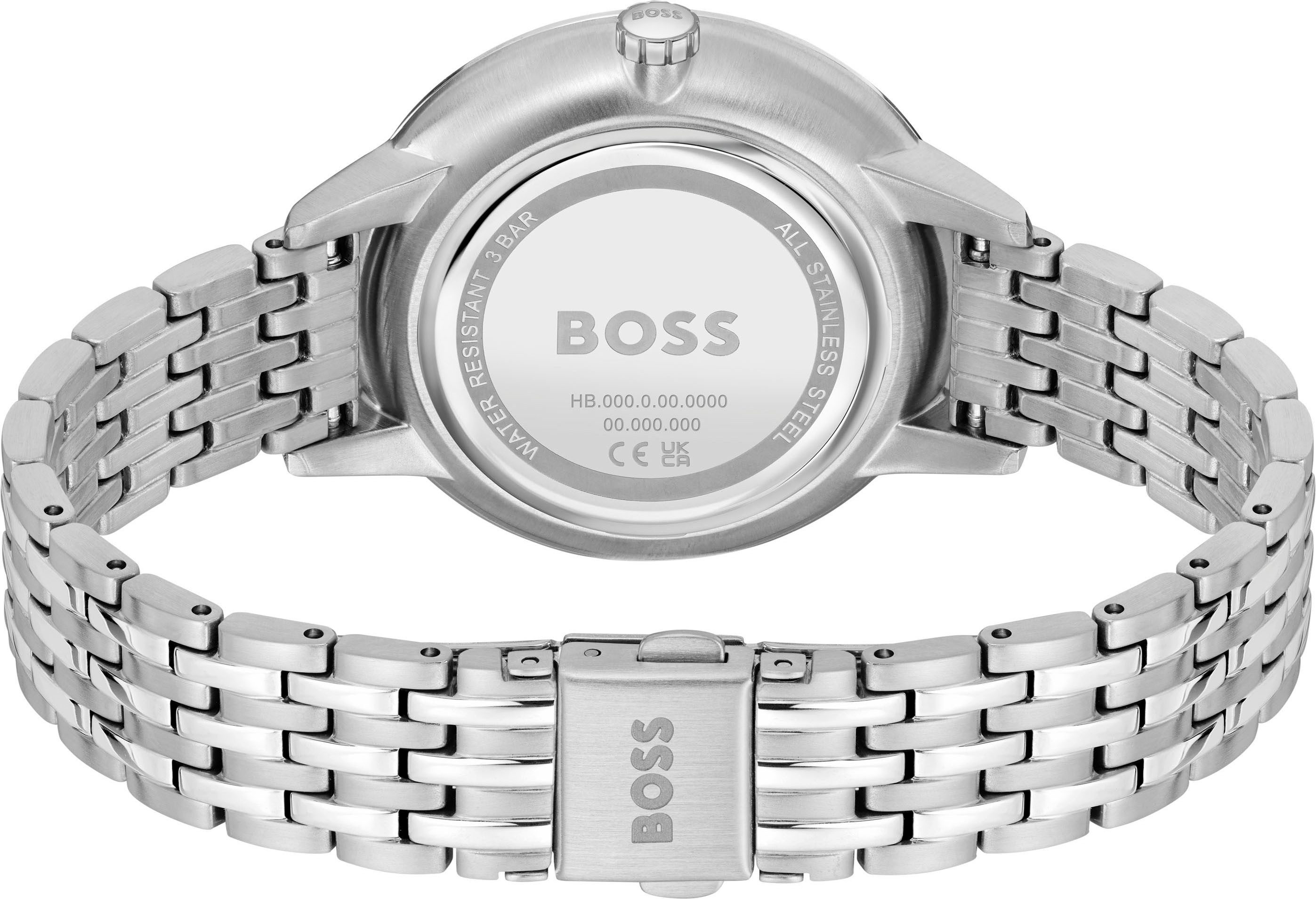 Boss Multifunctioneel horloge Symphony Quartzhorloge, horloge, damenuur, roestvrijstalen band, analoog