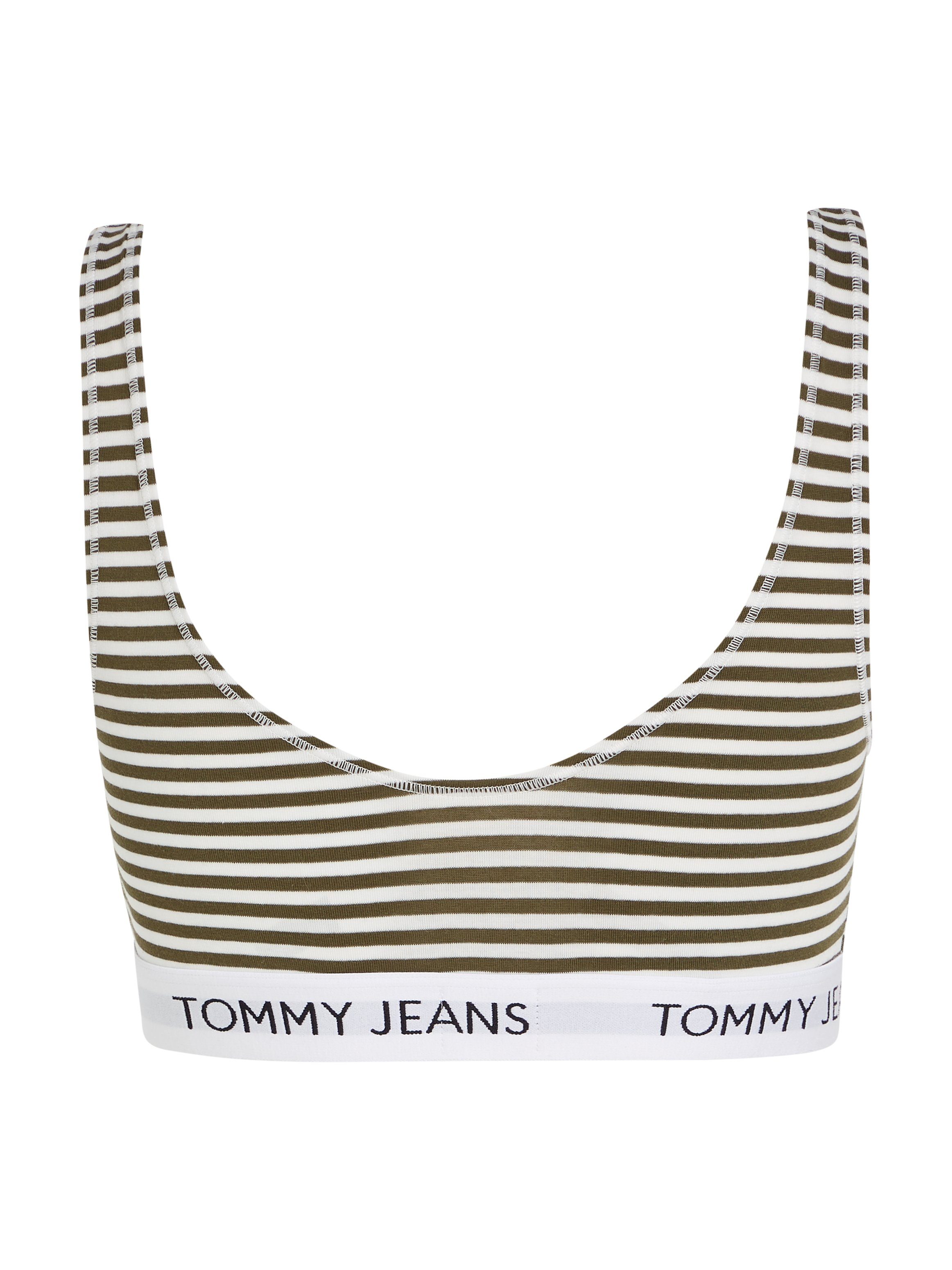 Tommy Hilfiger Underwear Bralette-bh KEYHOLE BRALETTE PRINT in streep dessin, cut-out