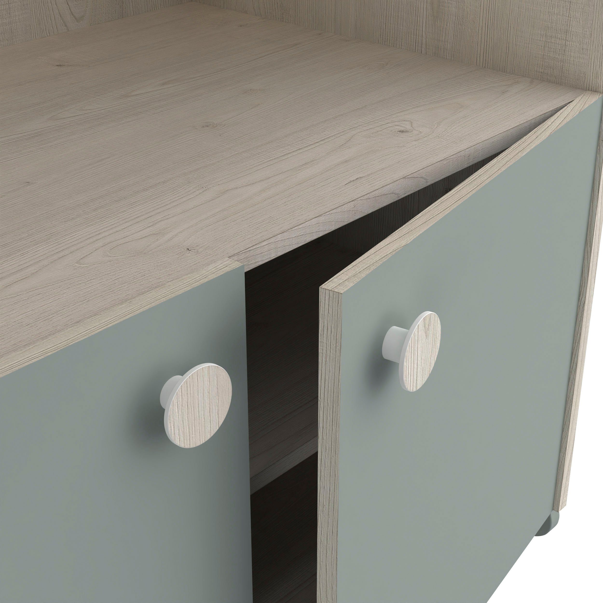 Demeyere GROUP Kledingkast Ilian modern ontwerp voor de kinderkamer, kinderkledingkast (set)