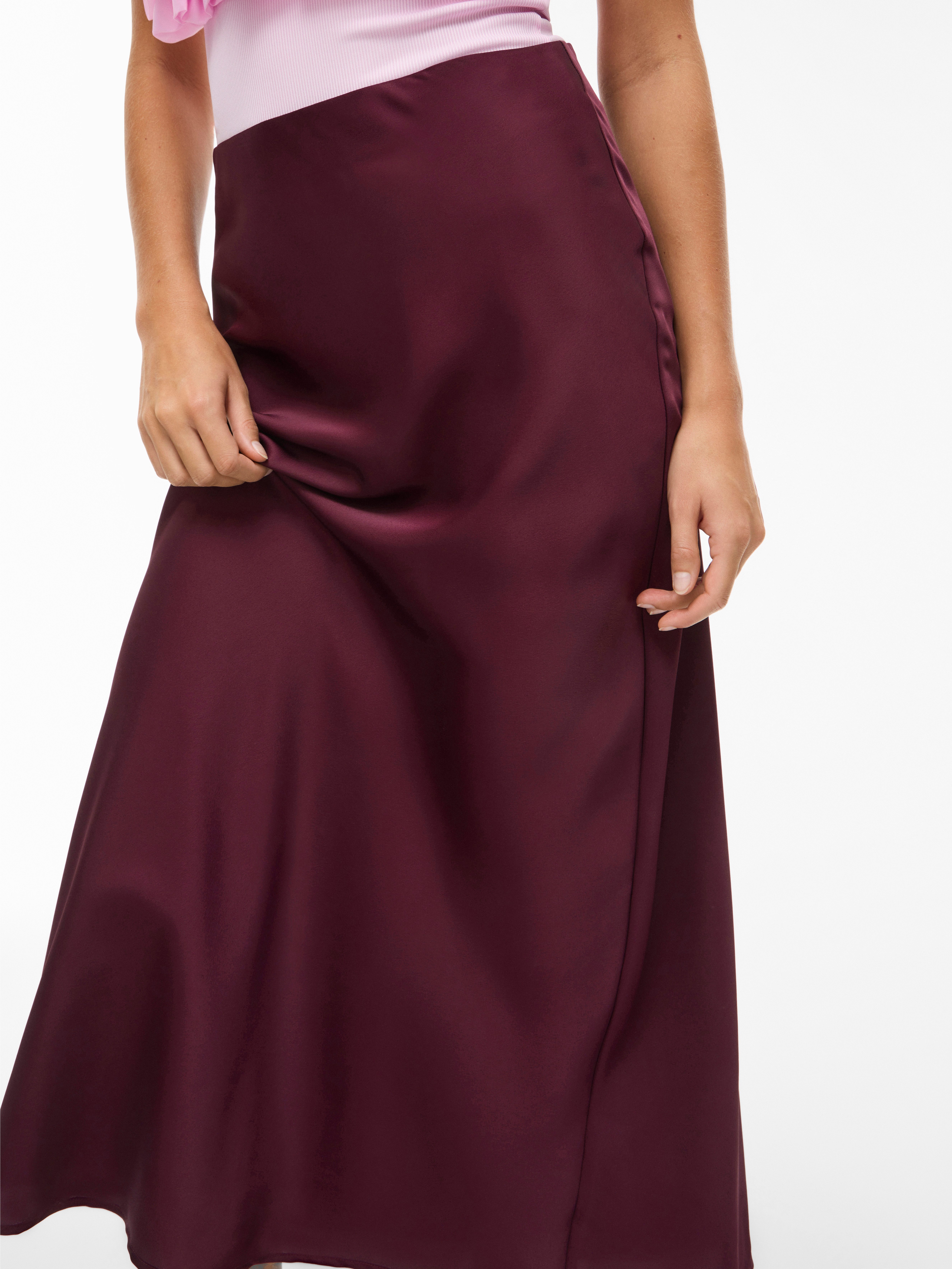 Vila Maxirok VIELLETTE HW LONG SKIRT - NOOS