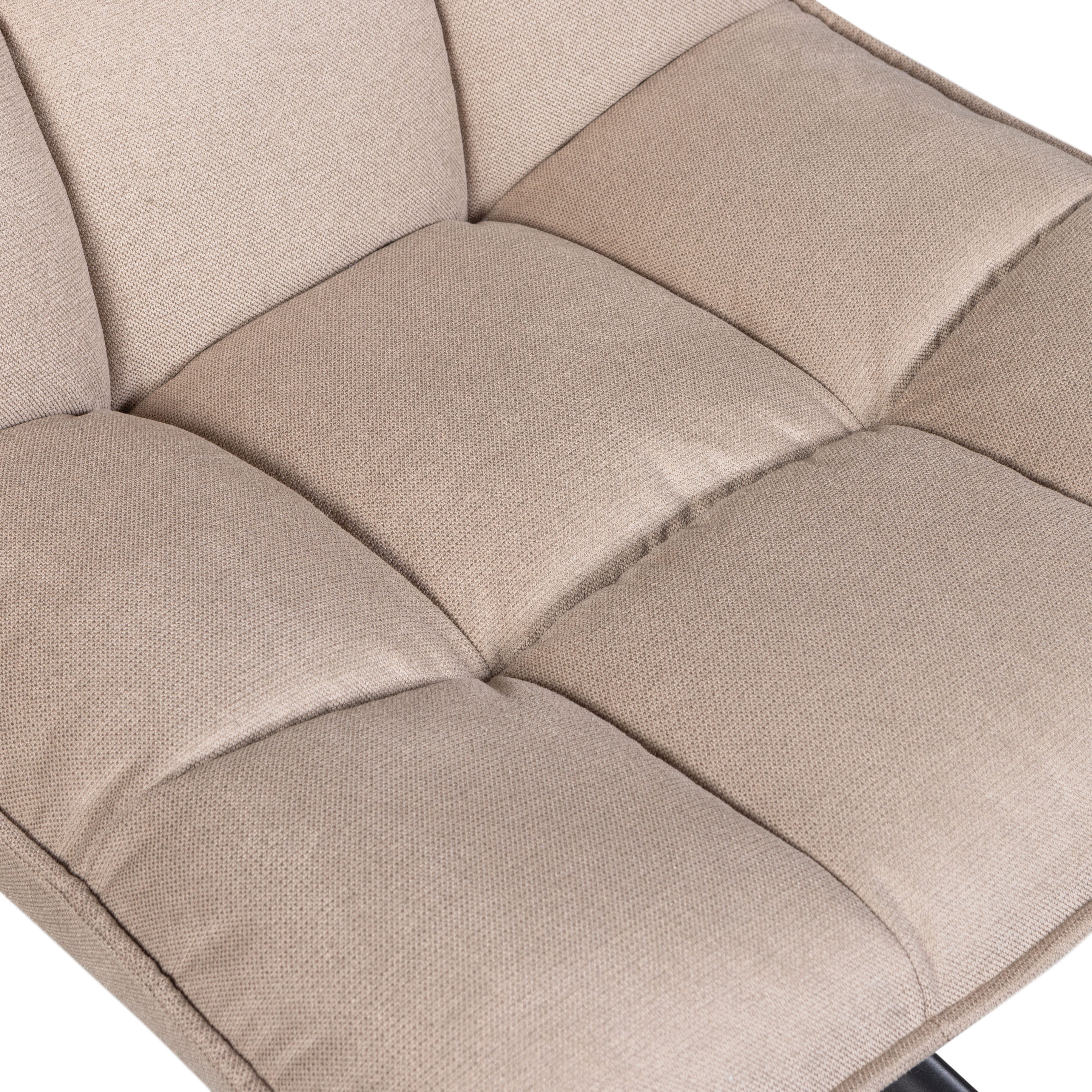 WOOOD Draaibare fauteuil Jouke in elke richting draaibaar, h 90 cm x b 70 cm