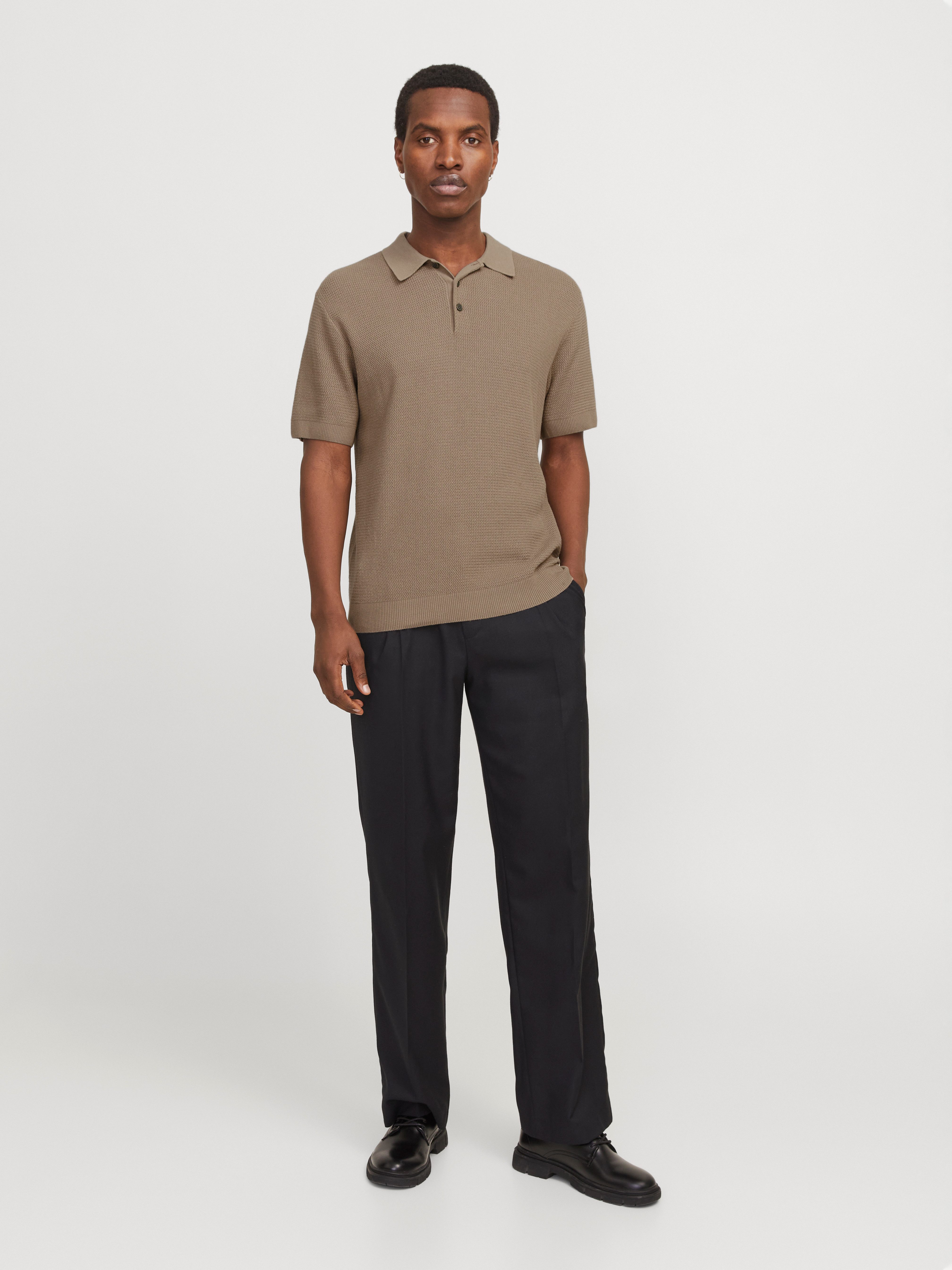 Jack & Jones Trui met polokraag JPRCCCOOPER KNIT POLO SS SN