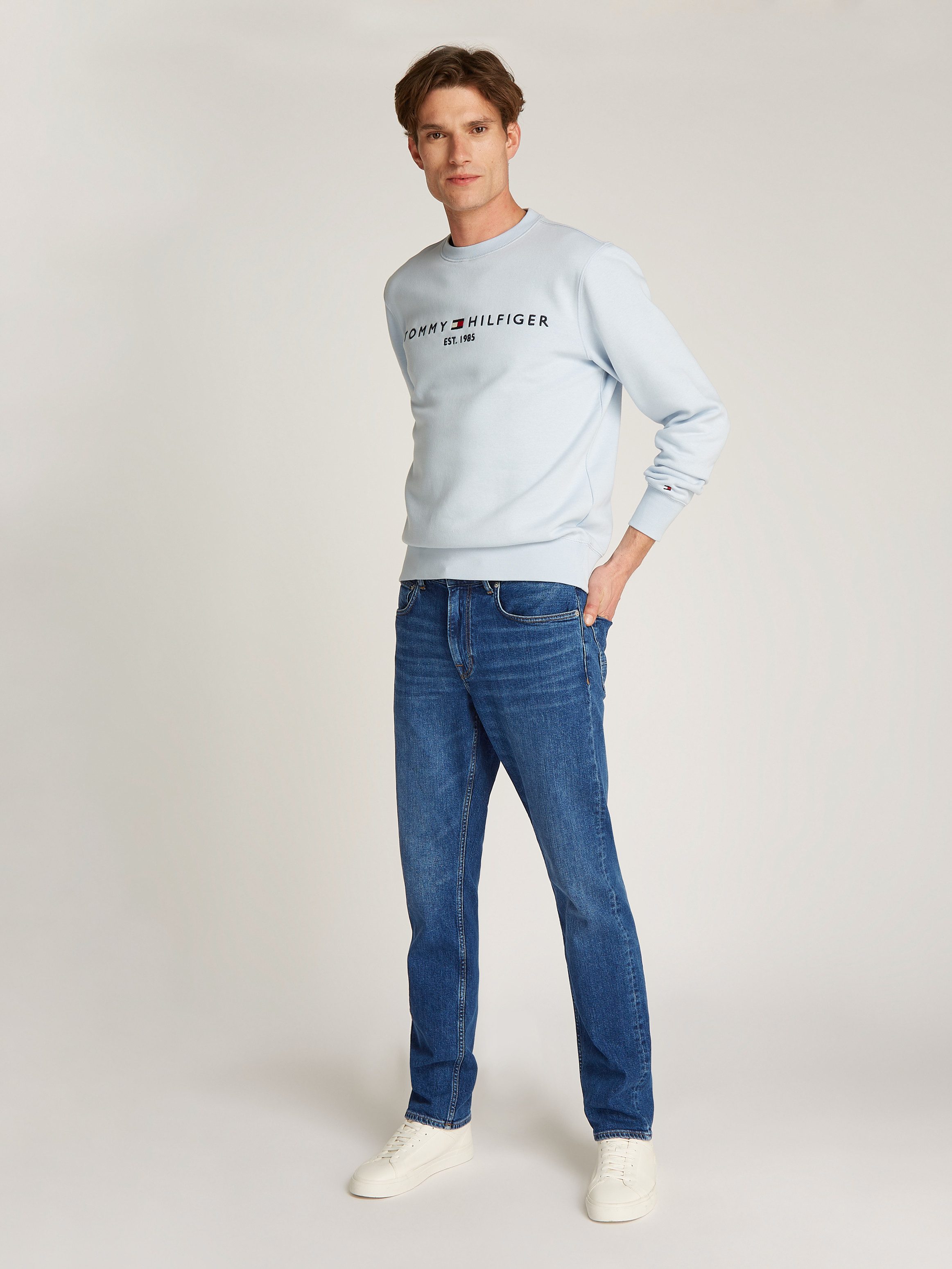 Tommy Hilfiger Straight jeans in blauwe wassing