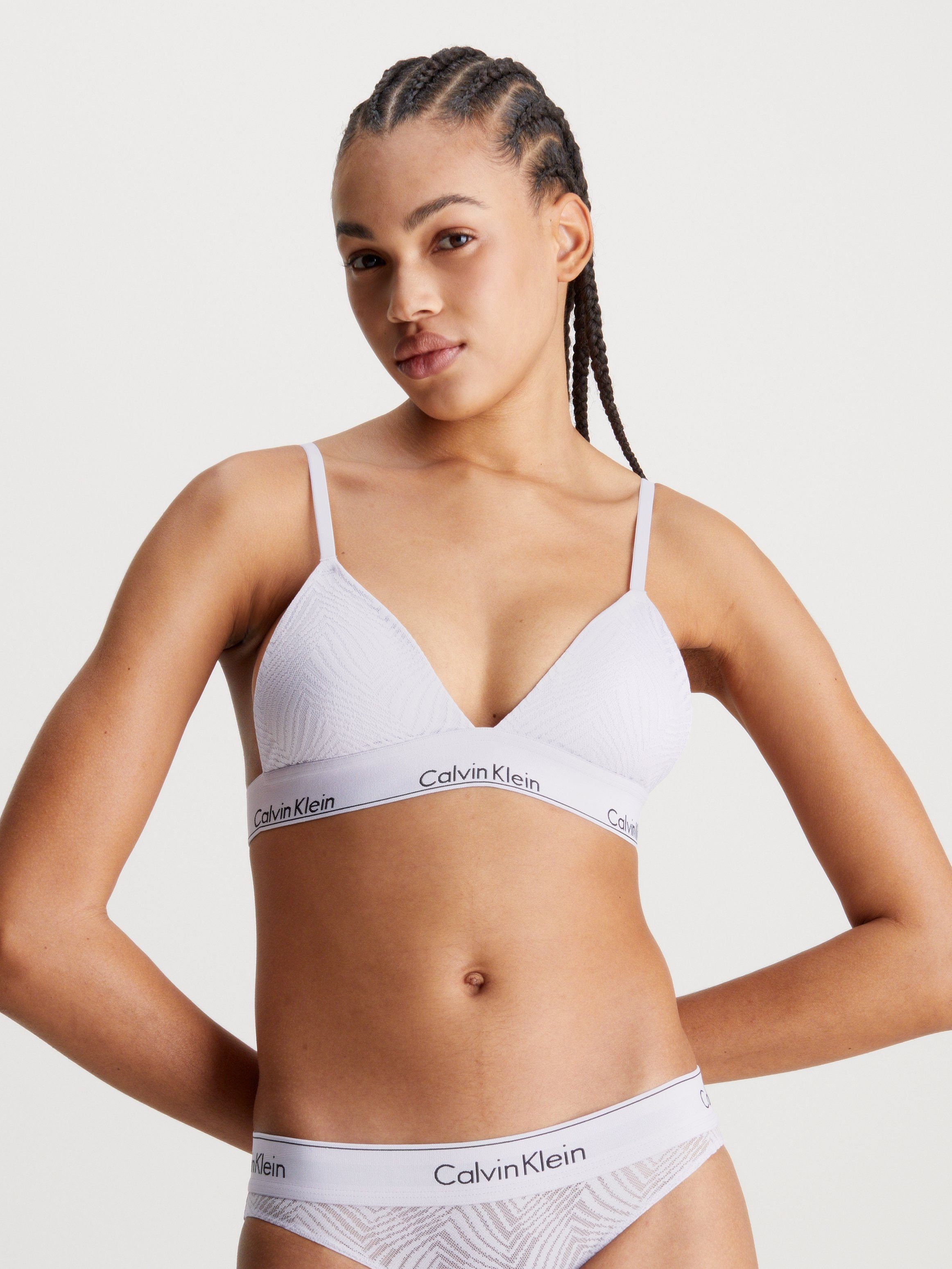 Calvin Klein Triangel-bh LIGHTLY LINED TRIANGLE dames bh's maat L paars