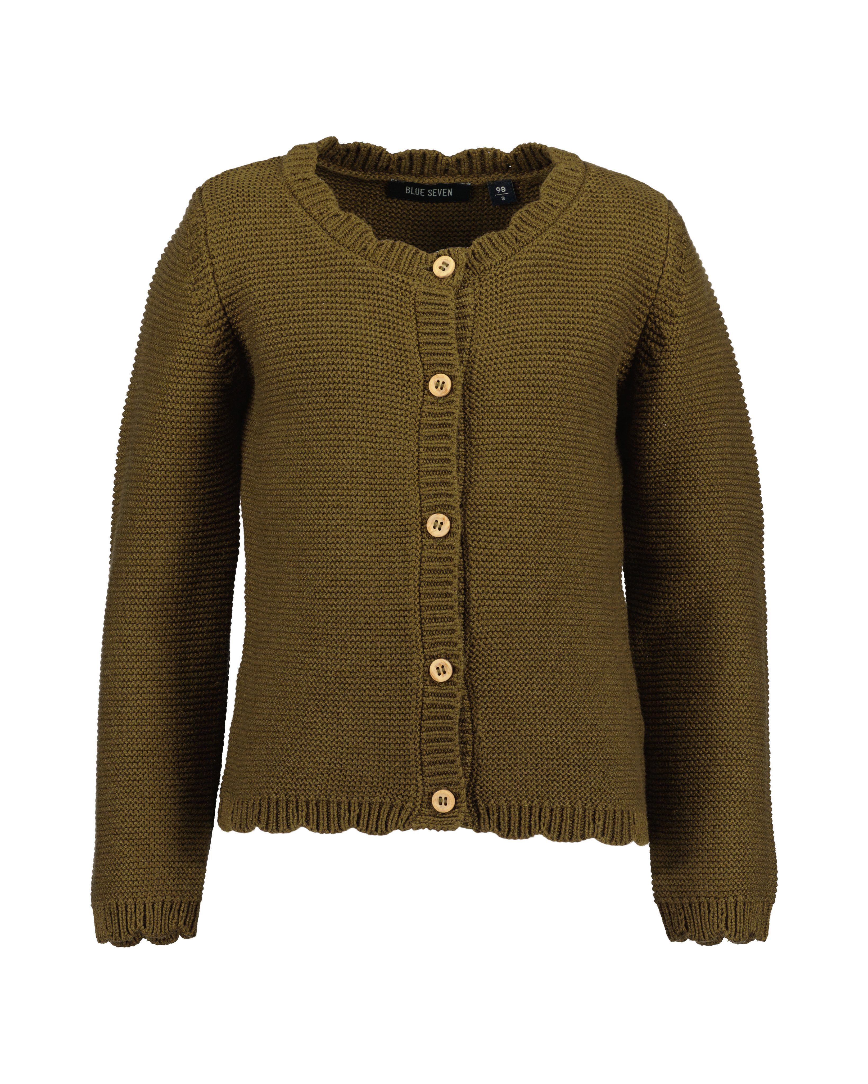 Blue Seven Cardigan meisjes vesten maat 116 groen