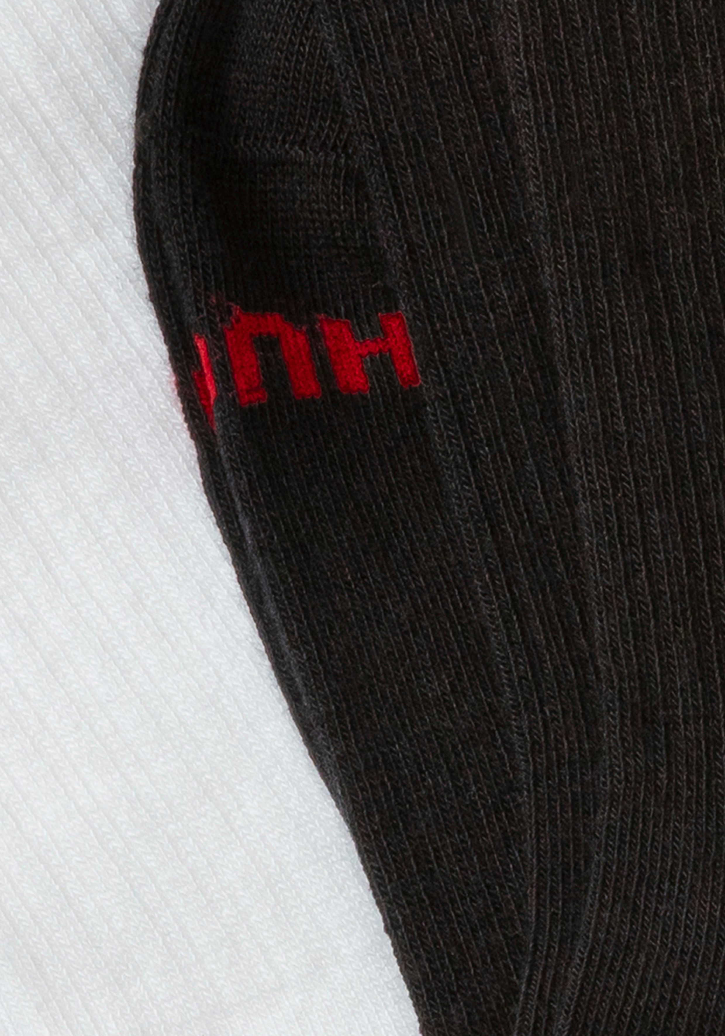 HUGO underwear Vrijetijdssokken 3P QS MESSAGES CC met een logo-opschrift (3 paar, Set van 3)