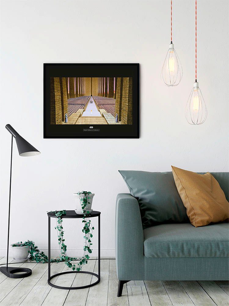 Komar Wanddecoratie Star Wars Classic RMQ Ceremony Wanddecoratie voor de kinderkamer - zonder lijst (1 stuk)