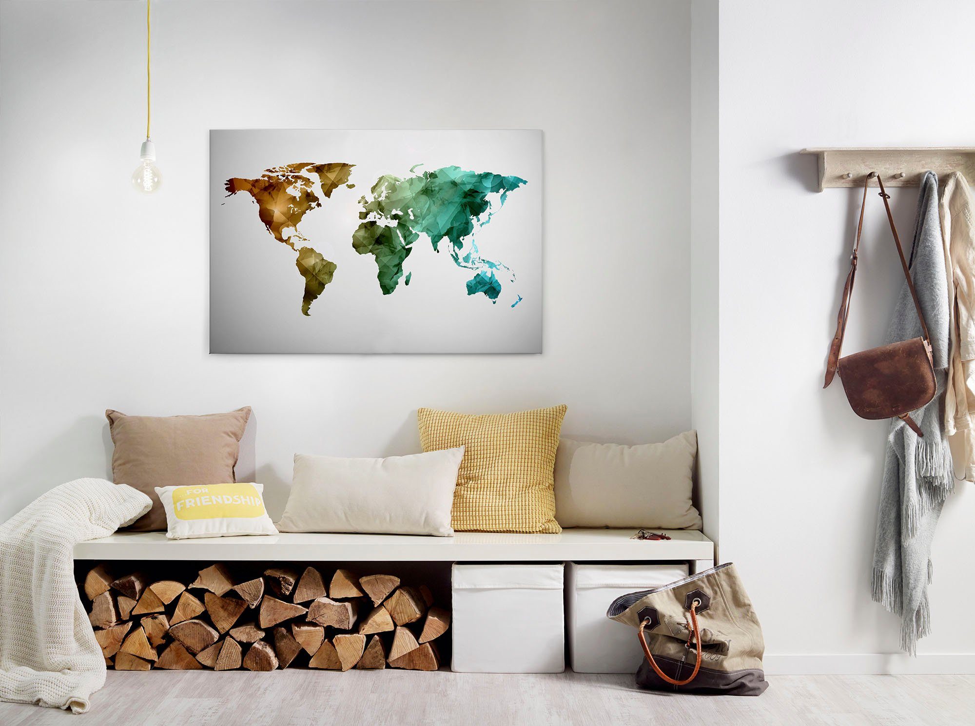 A.S. Création Artprint op linnen World Graphic