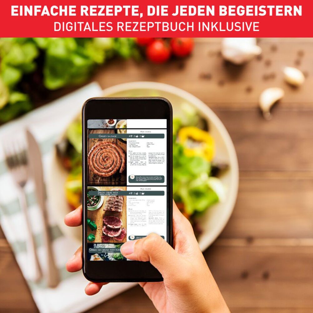 Tefal Airfryer Easy Fry & Grill Classic instelbare temperatuur, 4,2 liter, 60-minuten-timer, ey5018