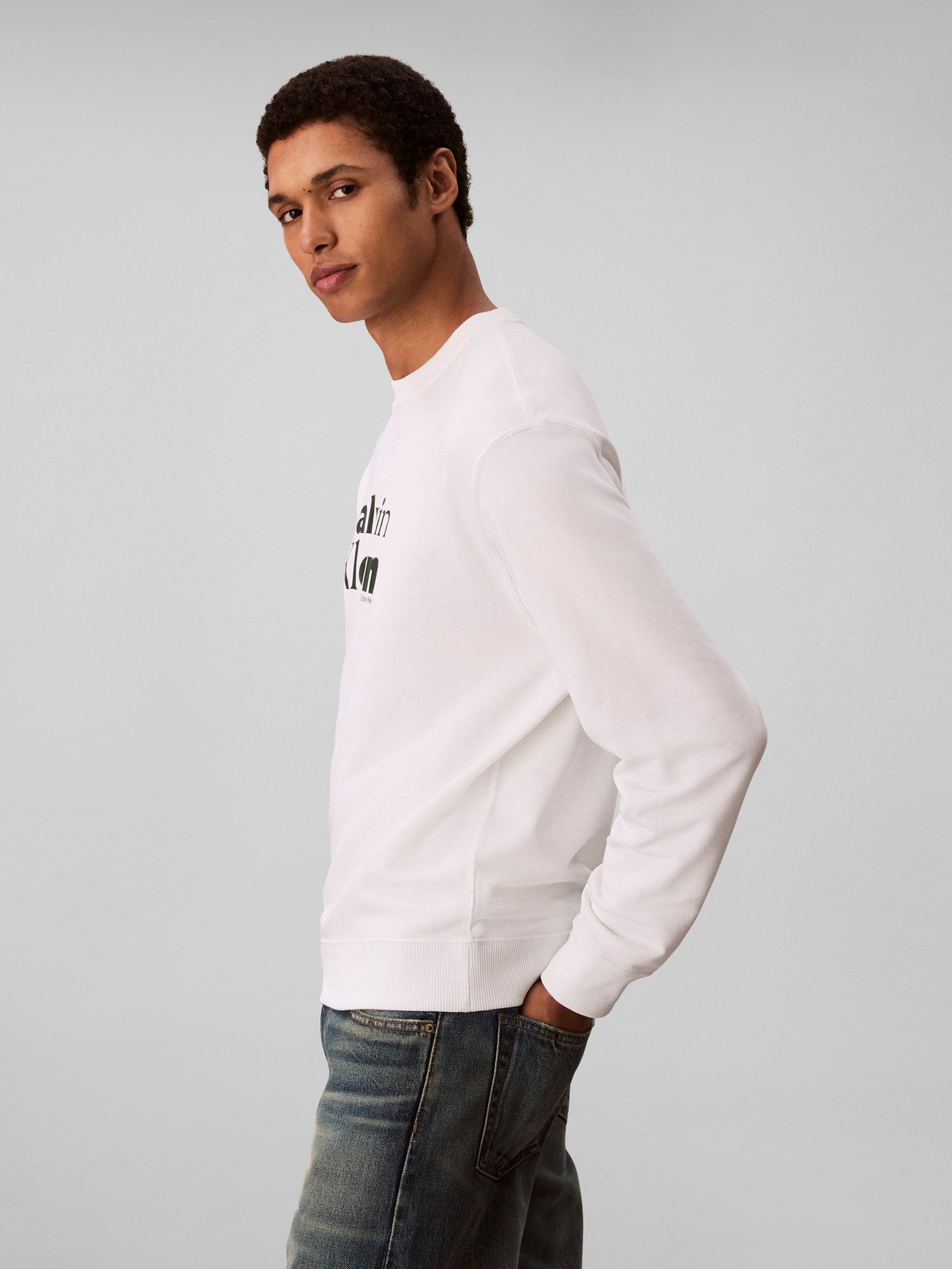 Calvin Klein Sweatshirt LS EU 350TERRY CALVIN BOLD GRAPH