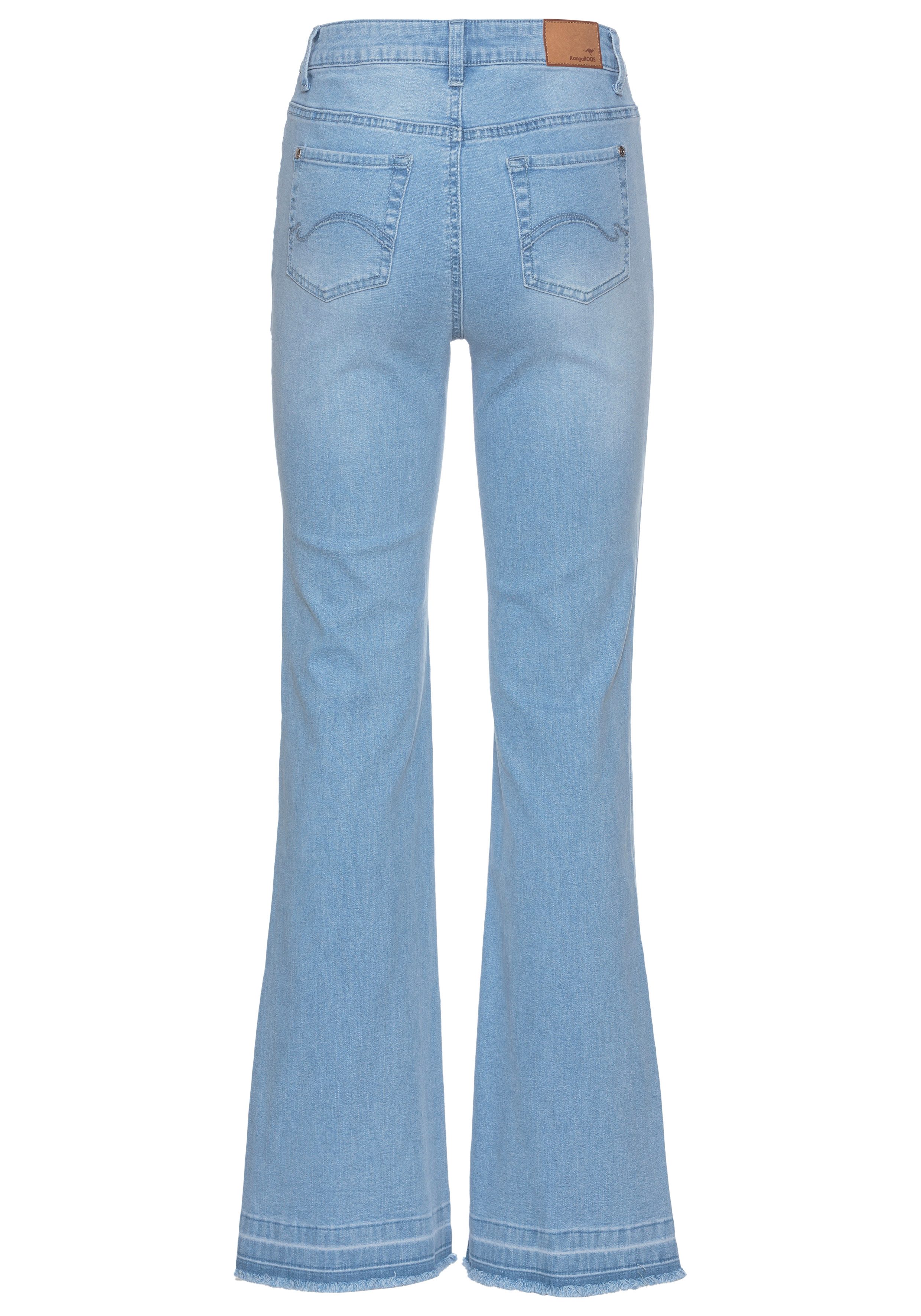 KangaROOS Wijde jeans Flare wijde jeans met hoge taille