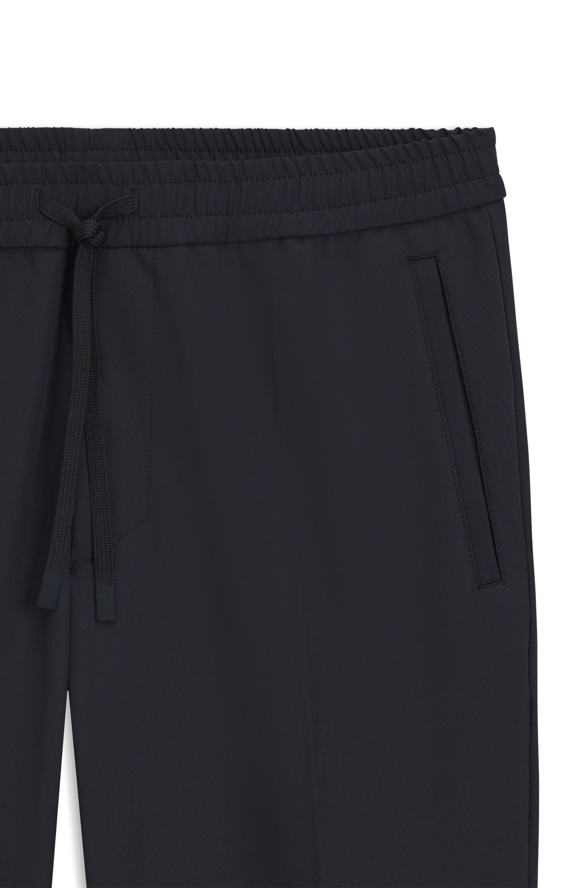 BOSS GREEN Stretchbroek T Flex met elastische band en rijgkoord