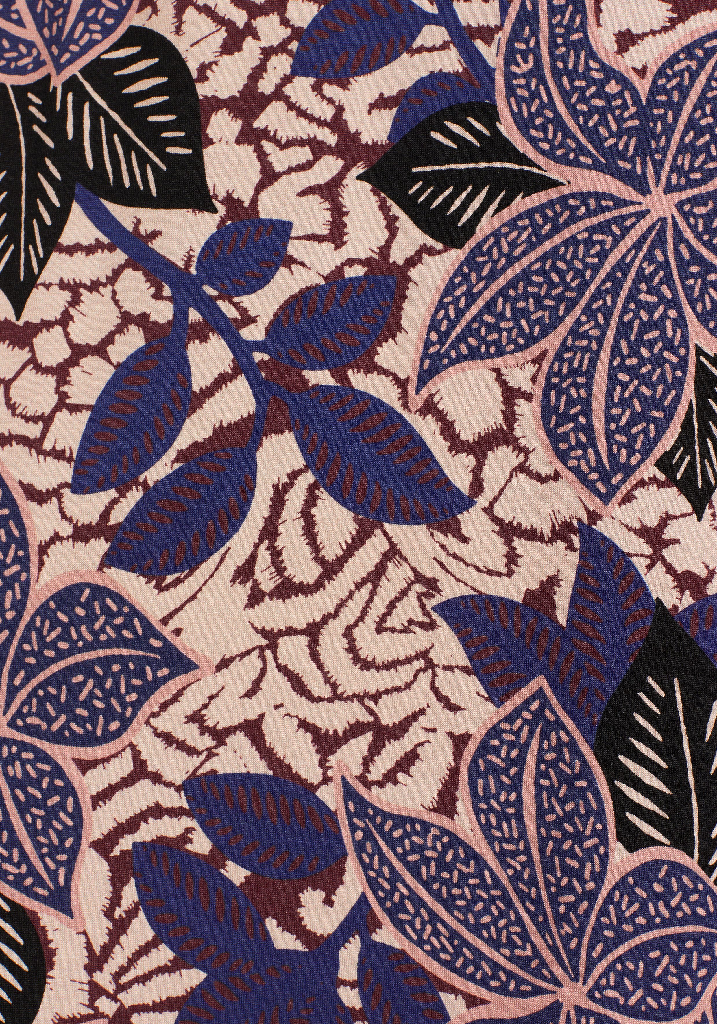 Laura Scott Midi-jurk met stijlvolle all-over print