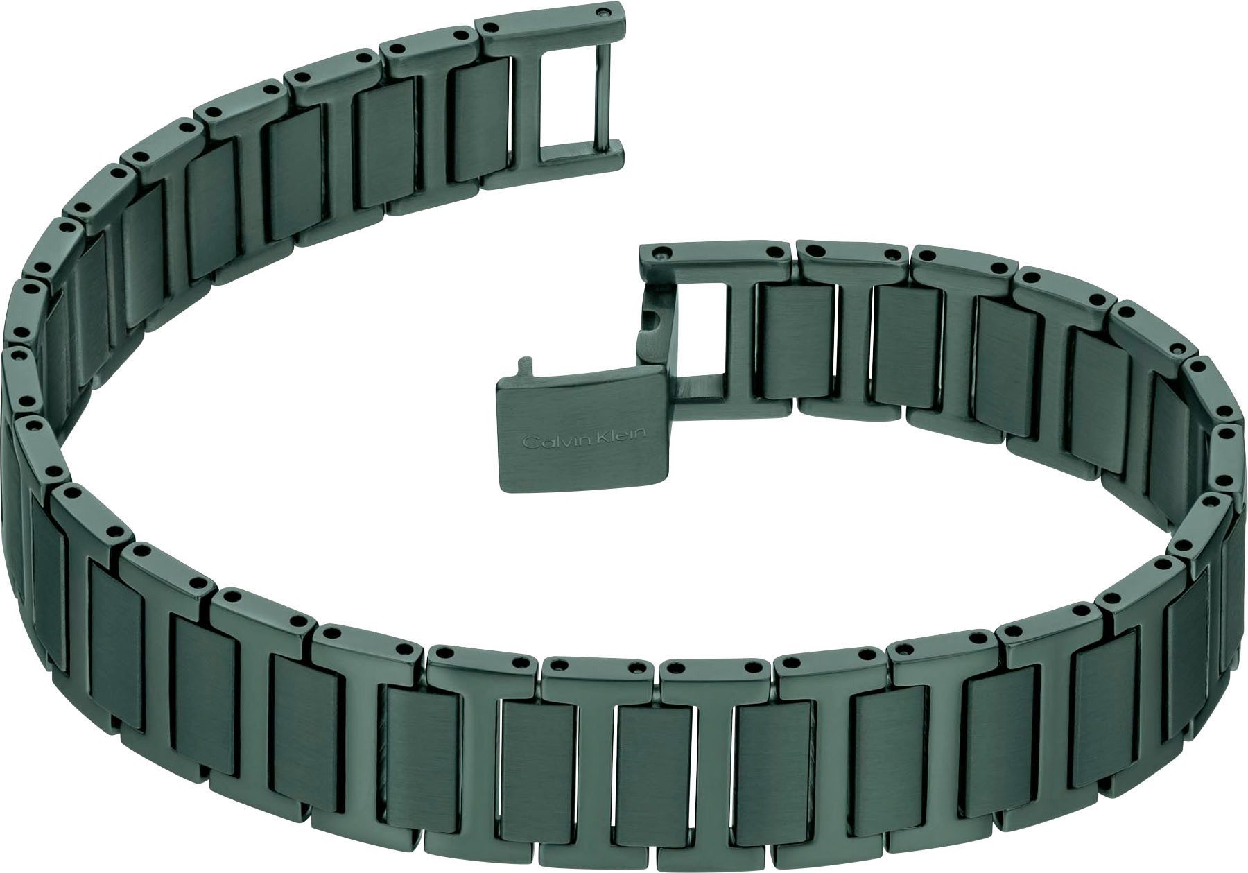 Calvin Klein Armband STRUCTURED LINKS, 35100030, 35100031 heren armbanden groen