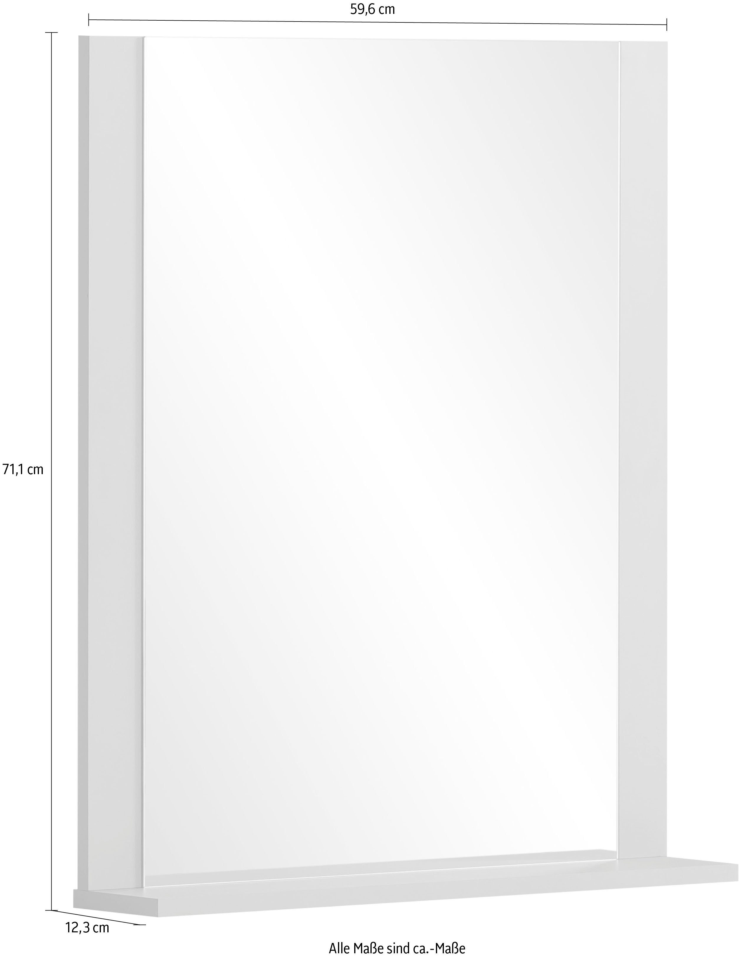 Schildmeyer Garderobespiegel Janne met frame, breedte 60 cm